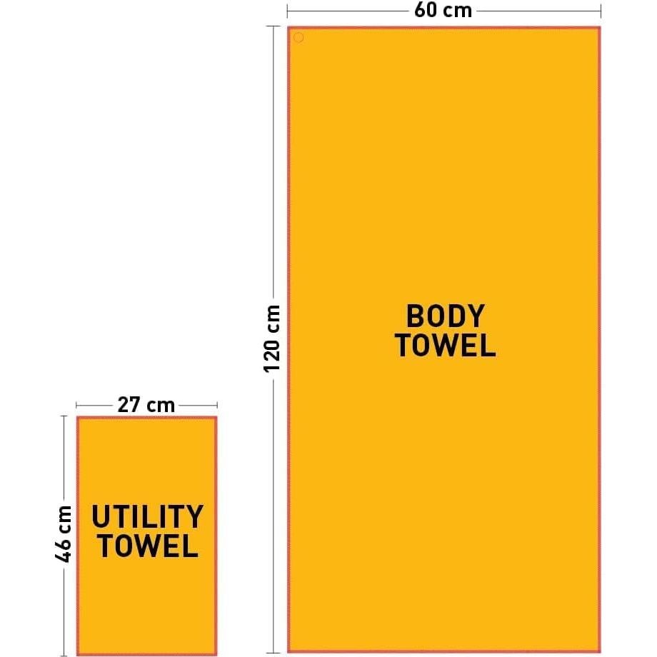 Toalla de Viaje Microfibra Lunatec 120x60cm Secado Rápido