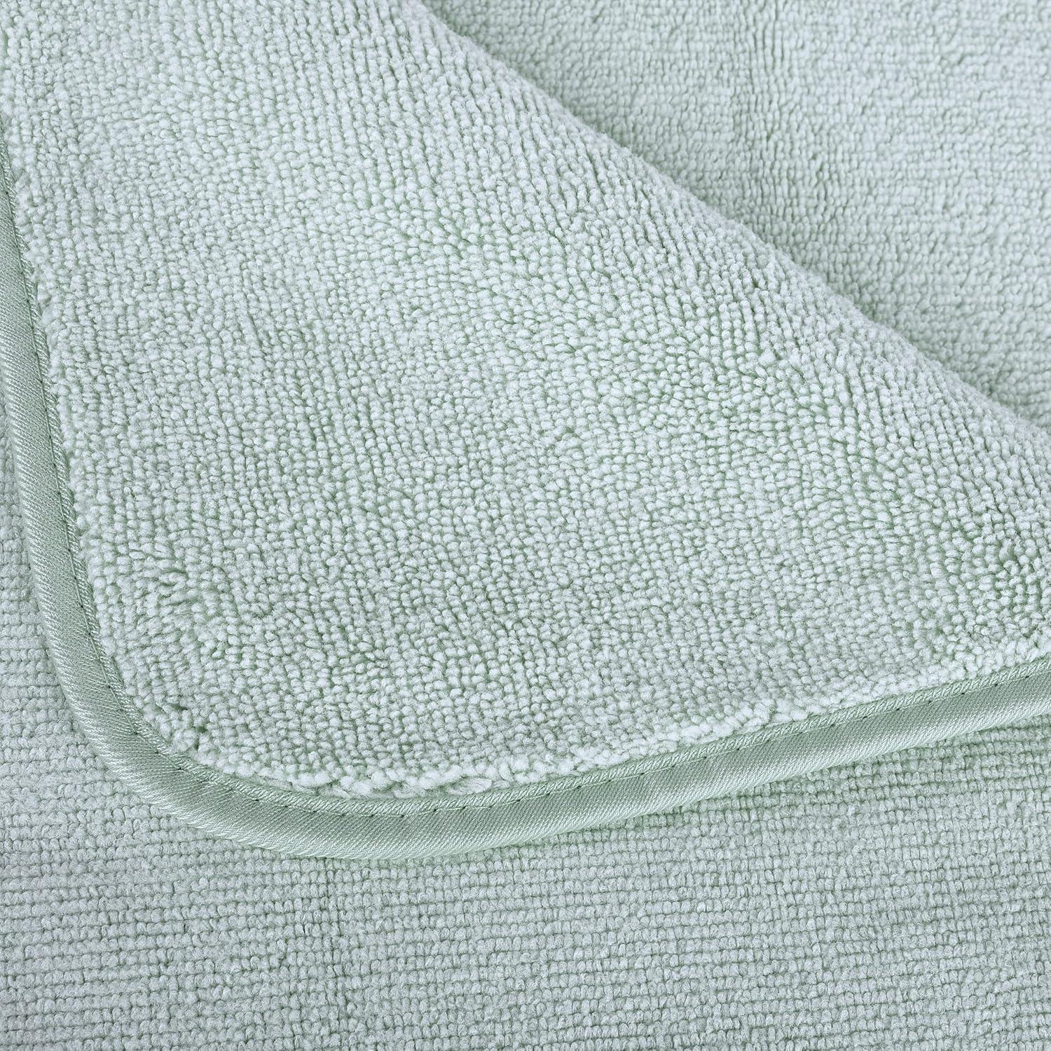 Toallas de Baño de Microfibra POLYTE 88.9x177.8 cm Paquete de 2 Verde
