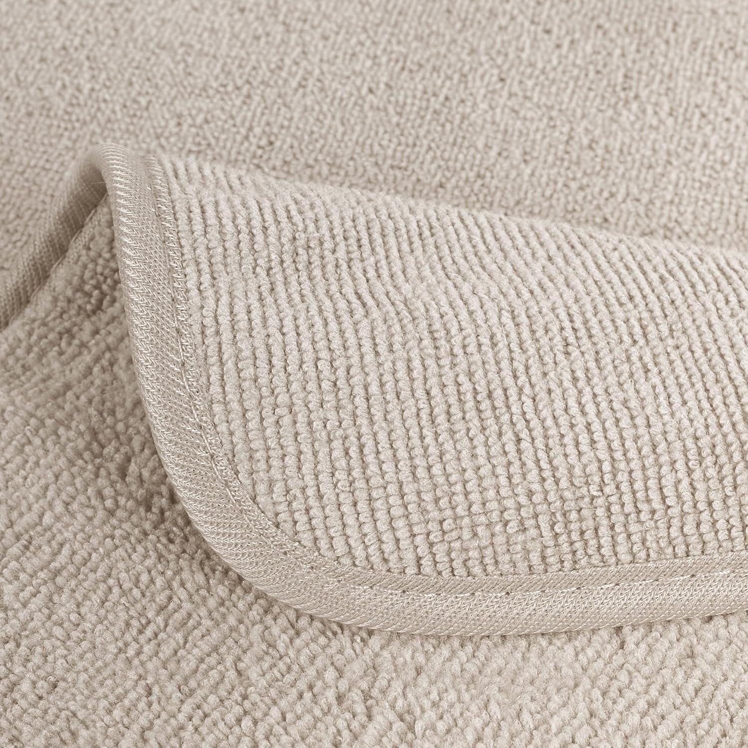 Toalla de Mano Microfibra POLYTE Beige 40x76 cm Set 4 Unidades