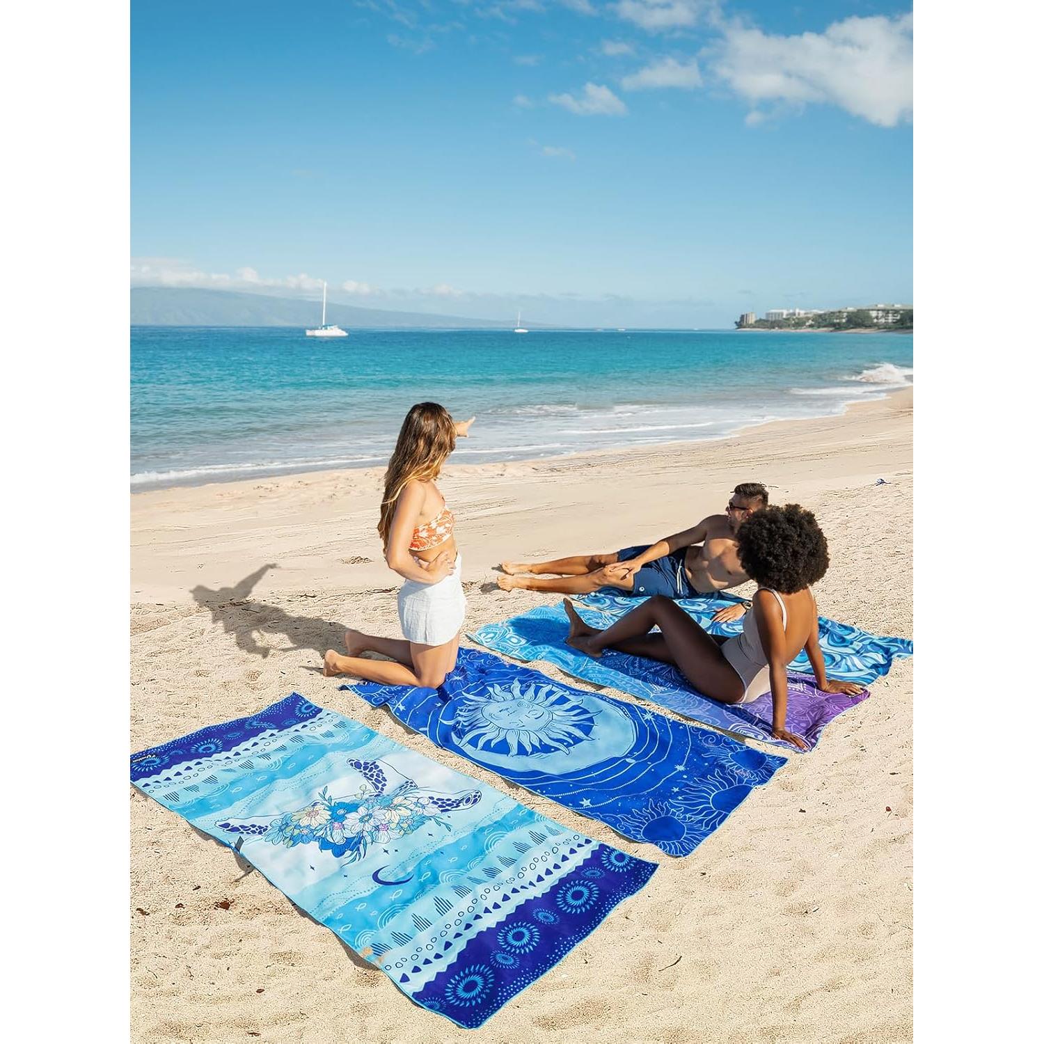 Toalla de Playa Extra Grande Diveblues Microfibra 180x81 cm