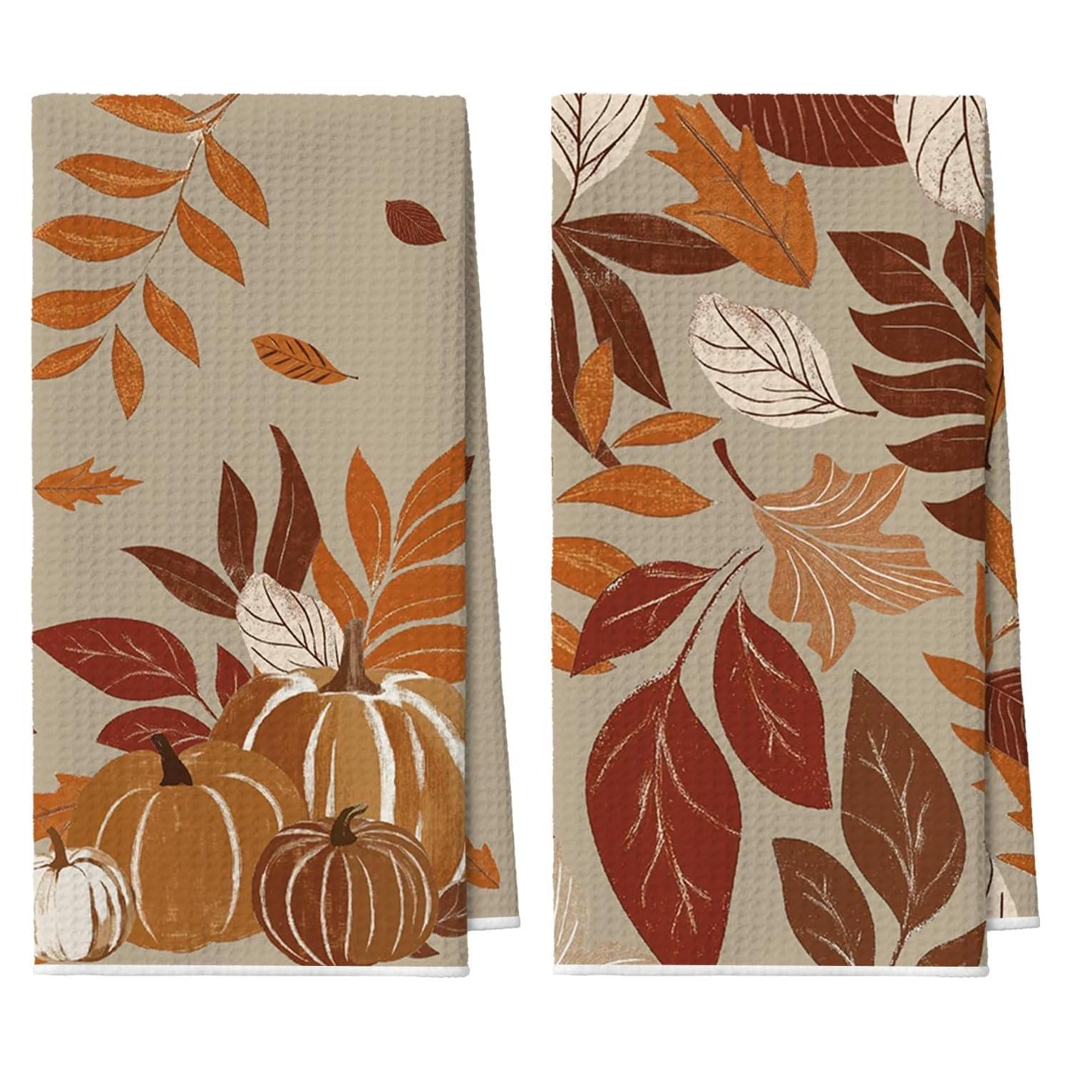 Toallas de Cocina Microfibra Artoid Mode Otoño 45.72x66.04 cm Set 2