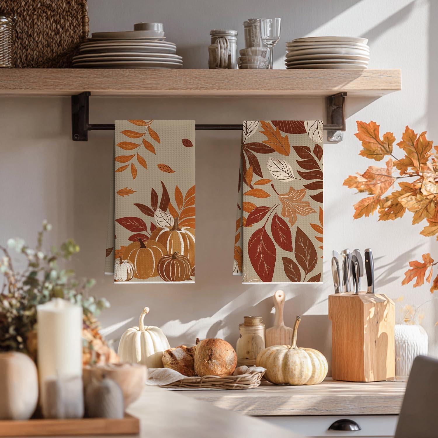 Toallas de Cocina Microfibra Artoid Mode Otoño 45.72x66.04 cm Set 2