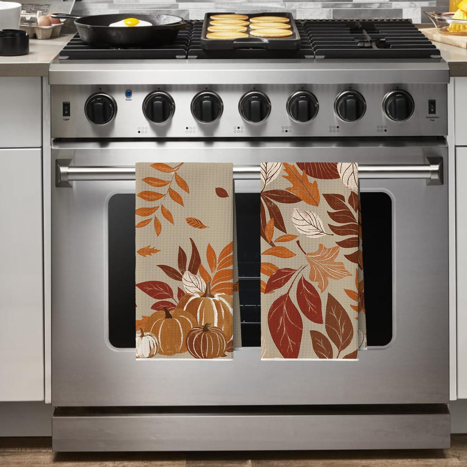 Toallas de Cocina Microfibra Artoid Mode Otoño 45.72x66.04 cm Set 2