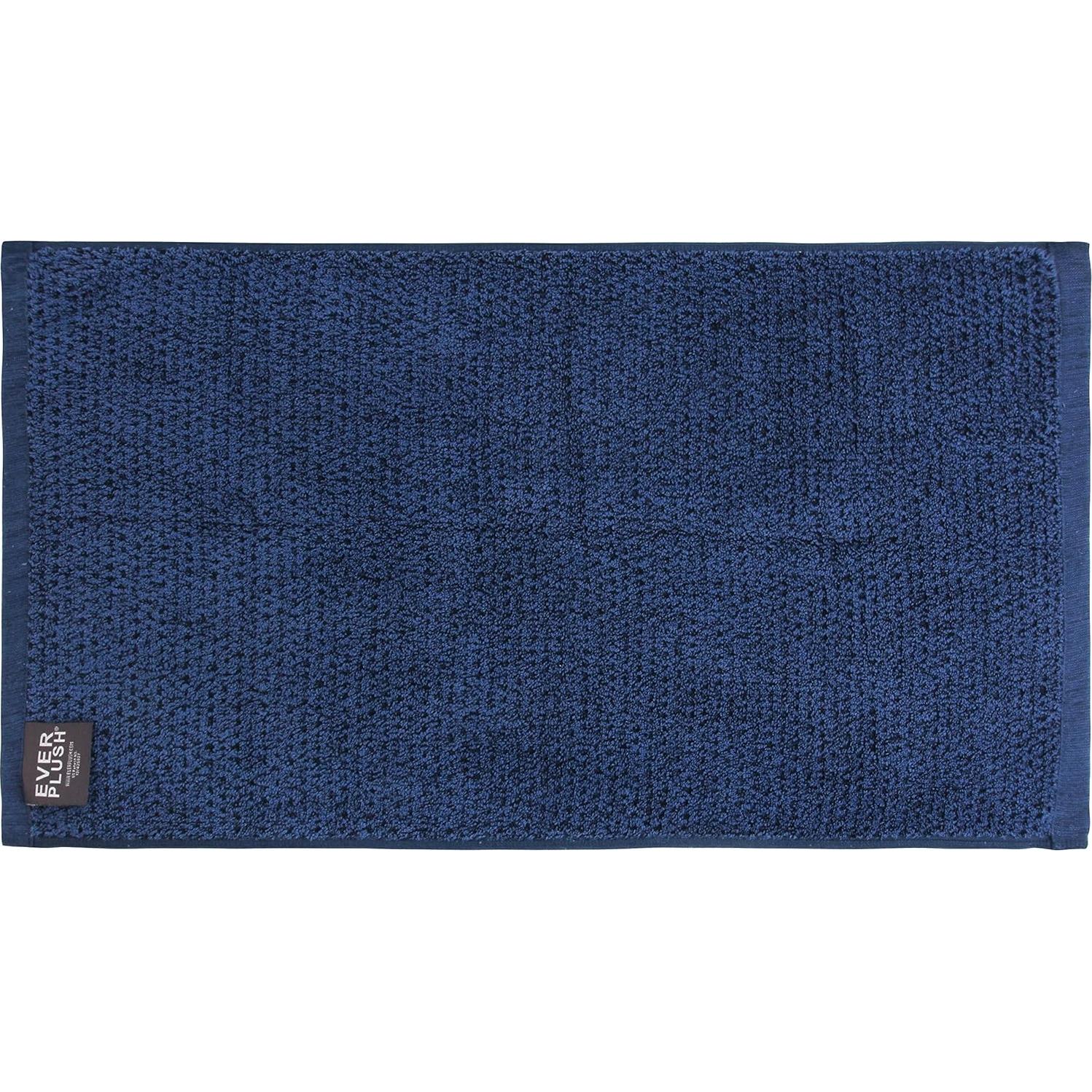 Juego de 4 Toallas de Mano Everplush Secado Rápido Azul Marino