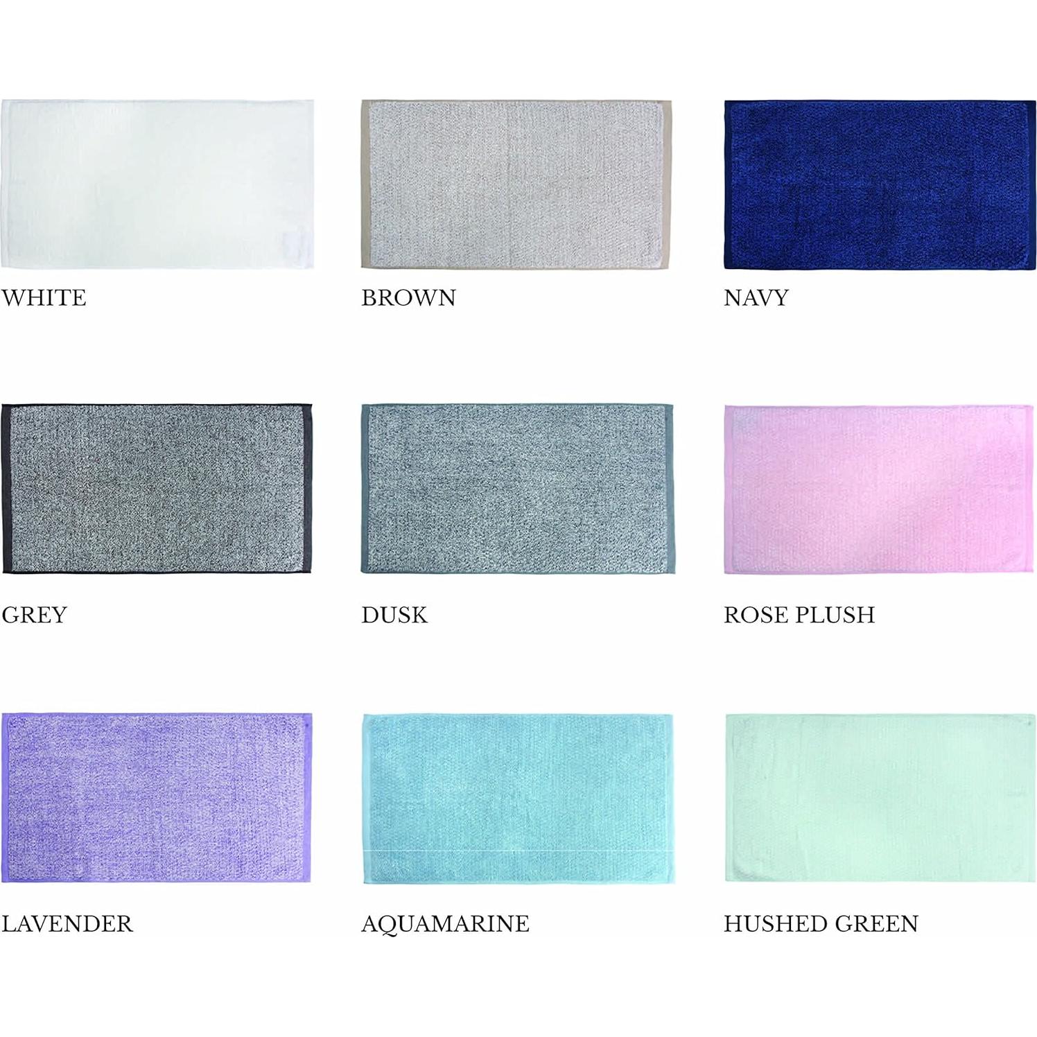 Juego de 4 Toallas de Mano Everplush Secado Rápido Azul Marino