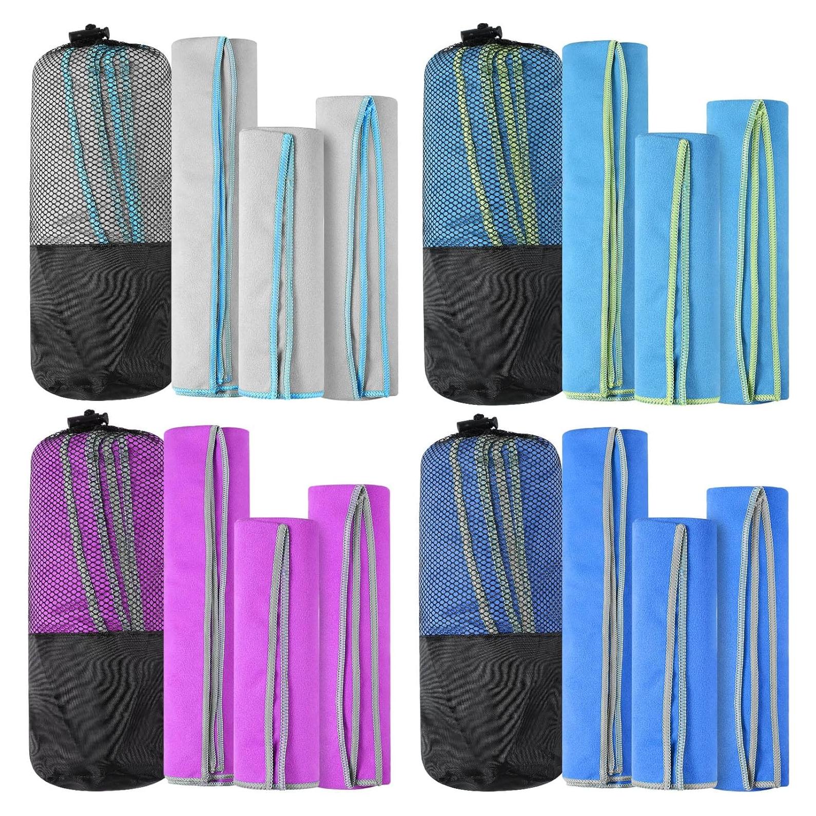 Toallas de Secado Rápido Xinnun 12 Piezas Microfibra Viaje