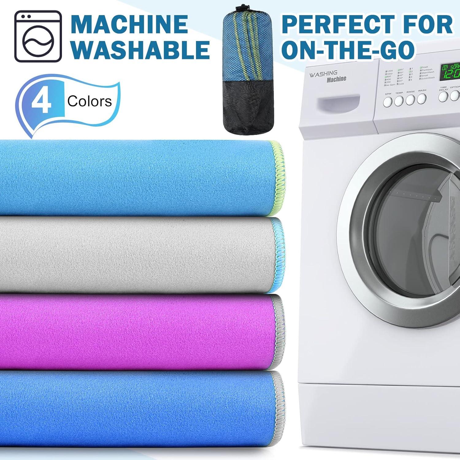 Toallas de Secado Rápido Xinnun 12 Piezas Microfibra Viaje