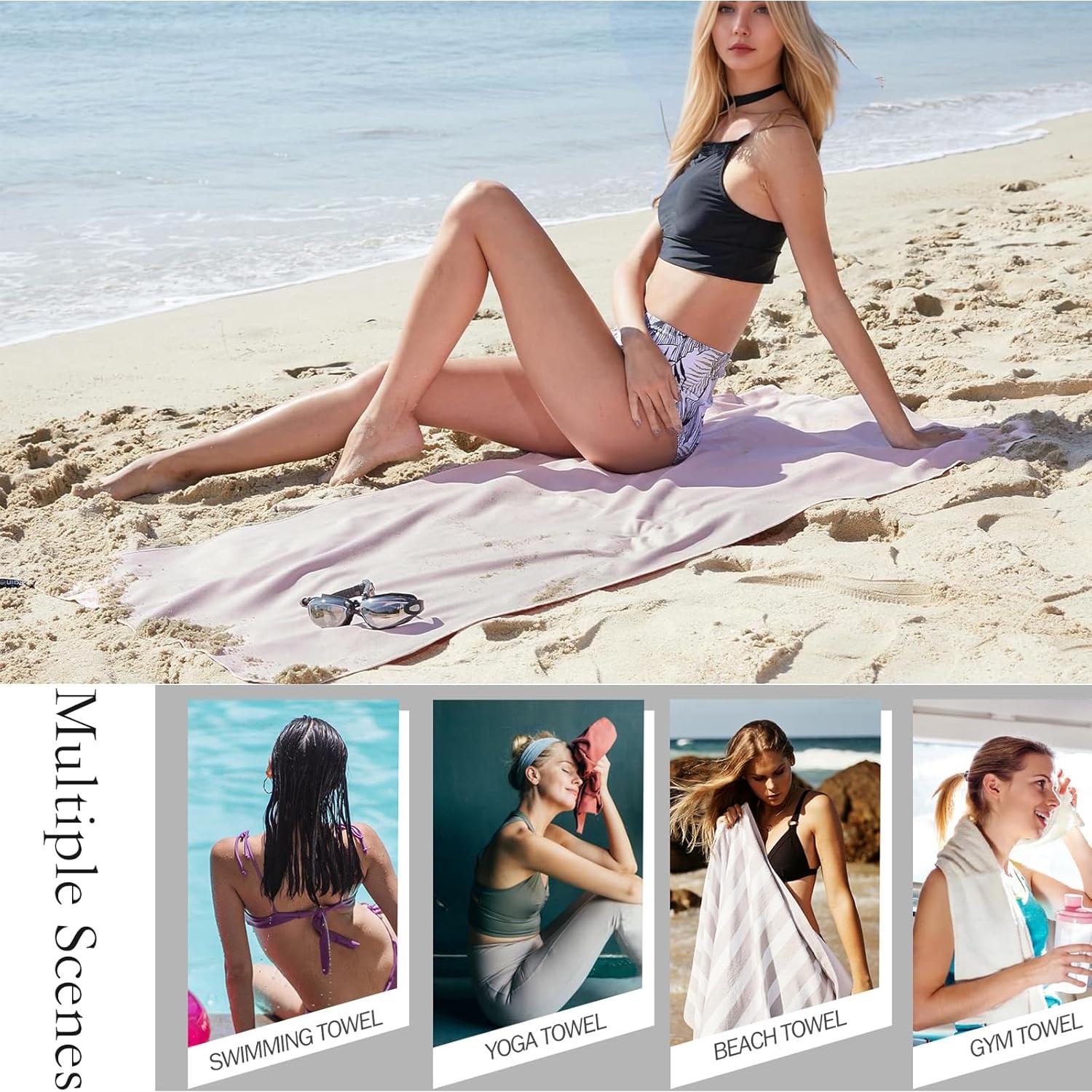 Paquete de 3 Toallas de Microfibra TinyCharms - Secado Rápido