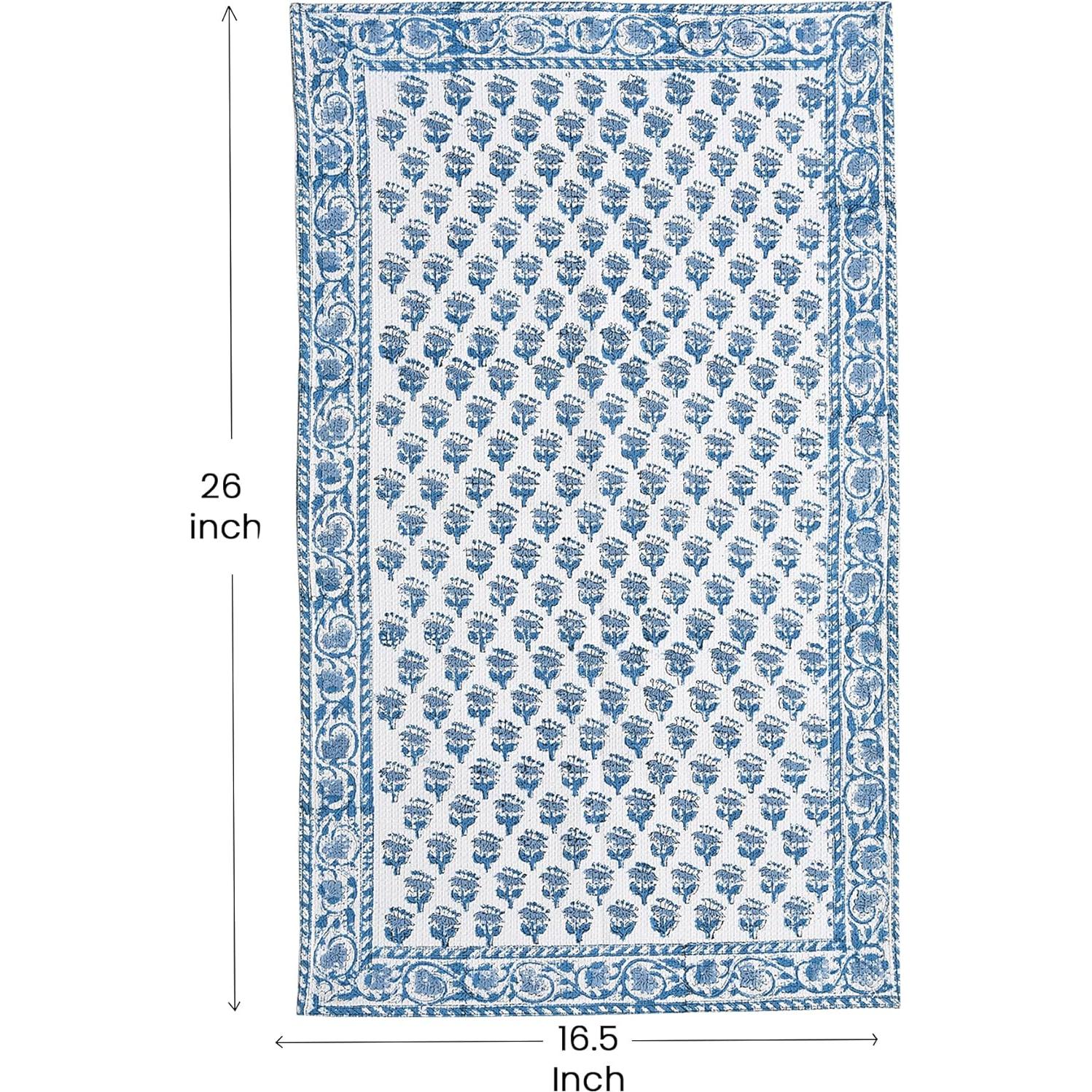 Juego de Toallas de Cocina CPC de 3 Piezas 40.6x71.1cm Algodón Azul