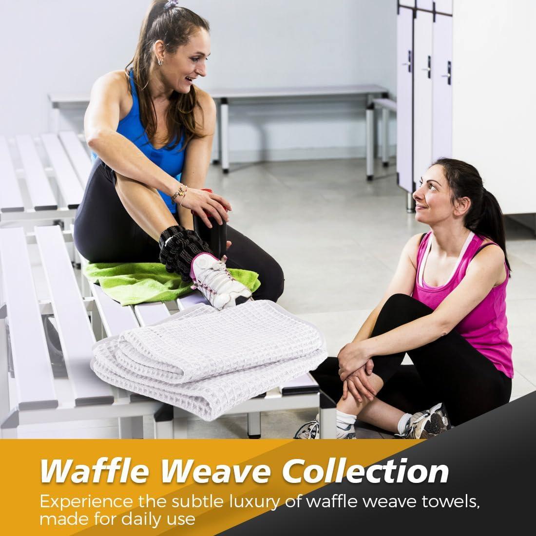 Toallas de Gimnasio HOMEXCEL 4 Piezas Microfibra 64x38 cm