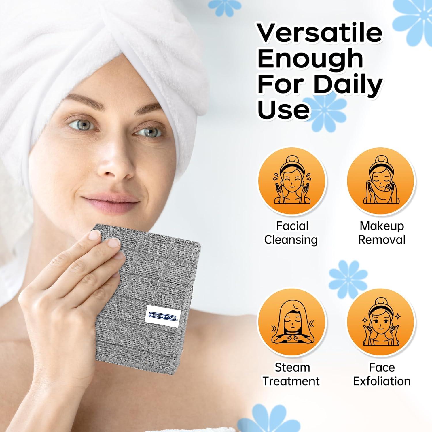 HOMERHYME Pañales de Microfibra 12 Unidades Gris Suaves