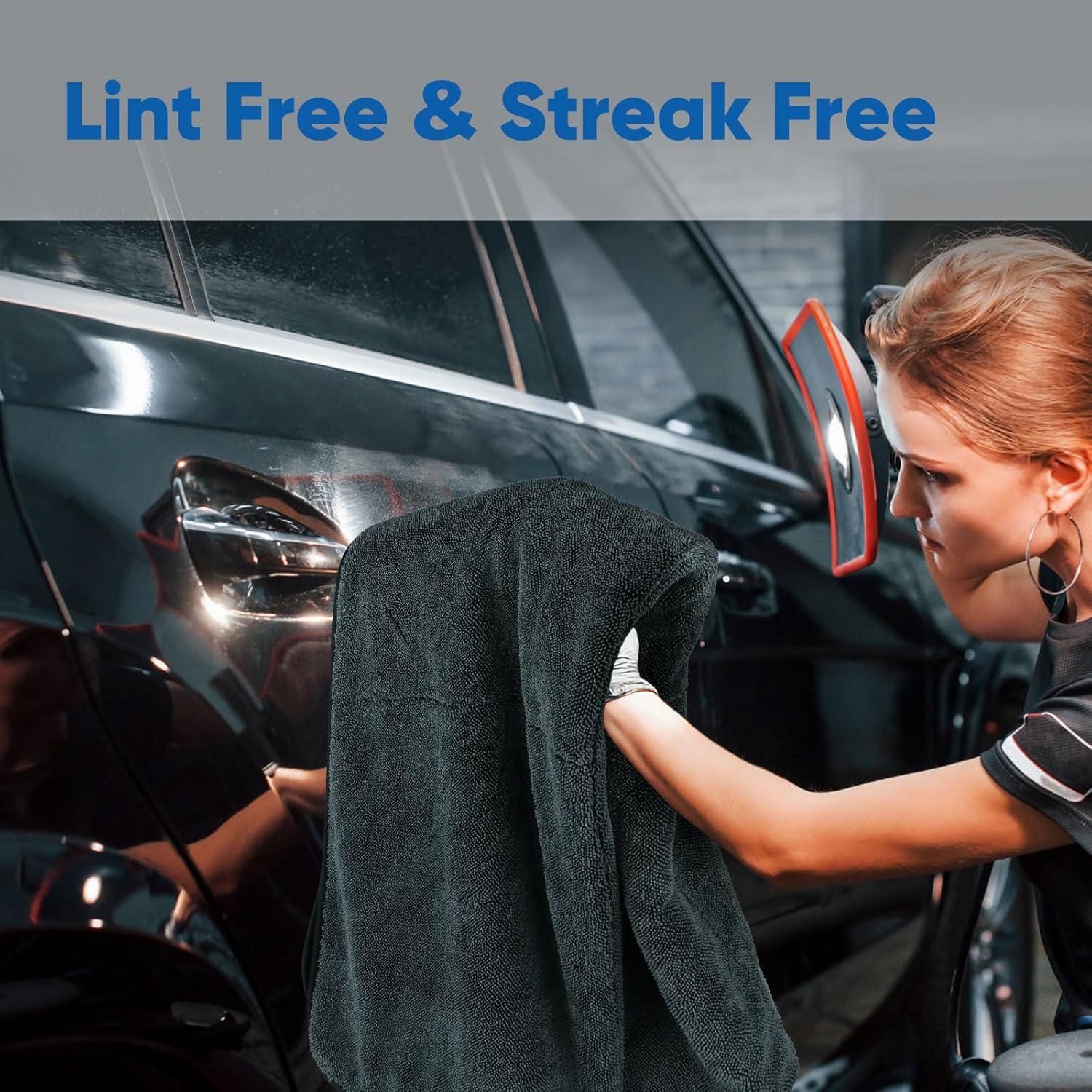 Toalla de Secado Microfibra HOMEXCEL 91x61cm 1200GSM Gris