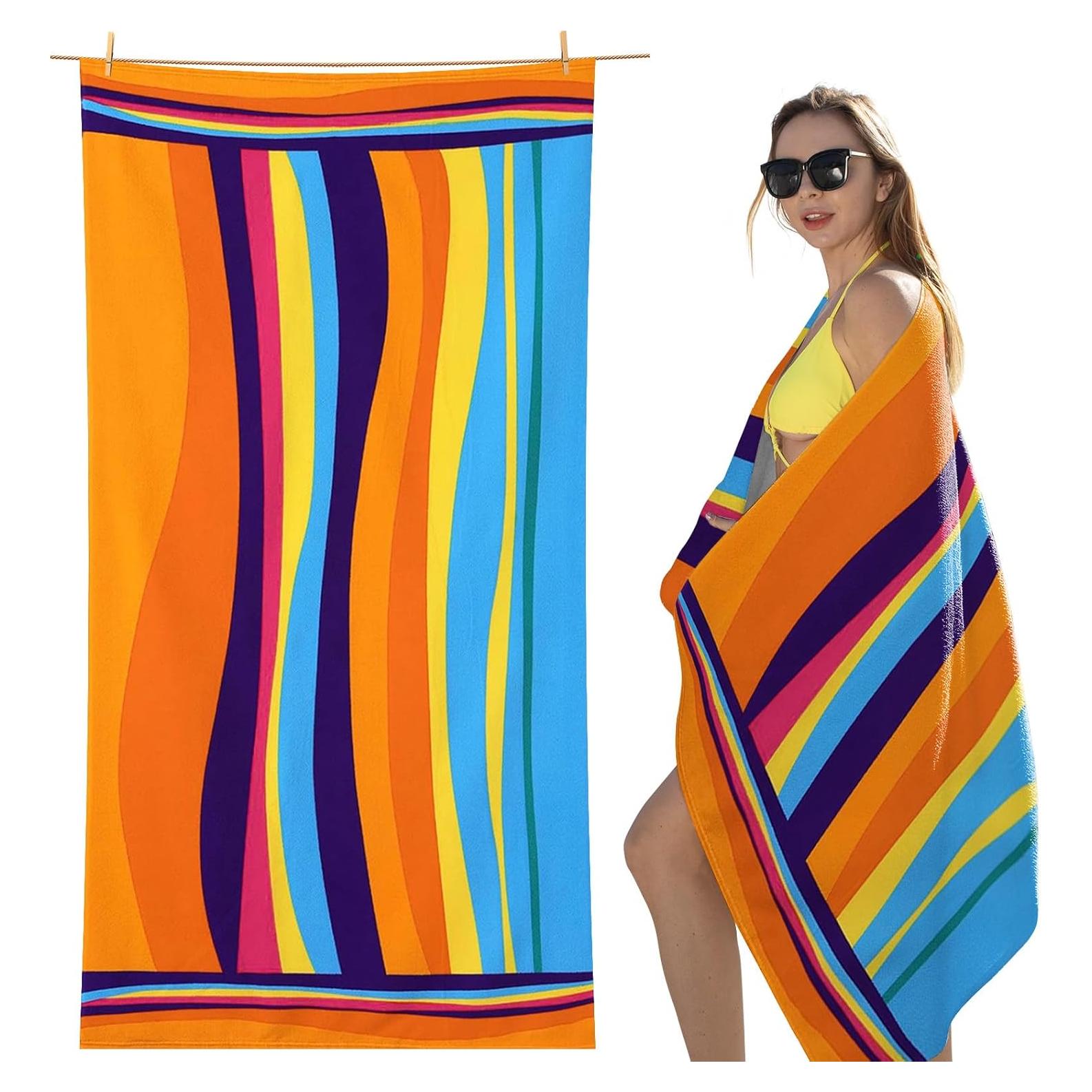 Toalla de Playa Microfibra Cabanana 178x102 cm Secado Rápido