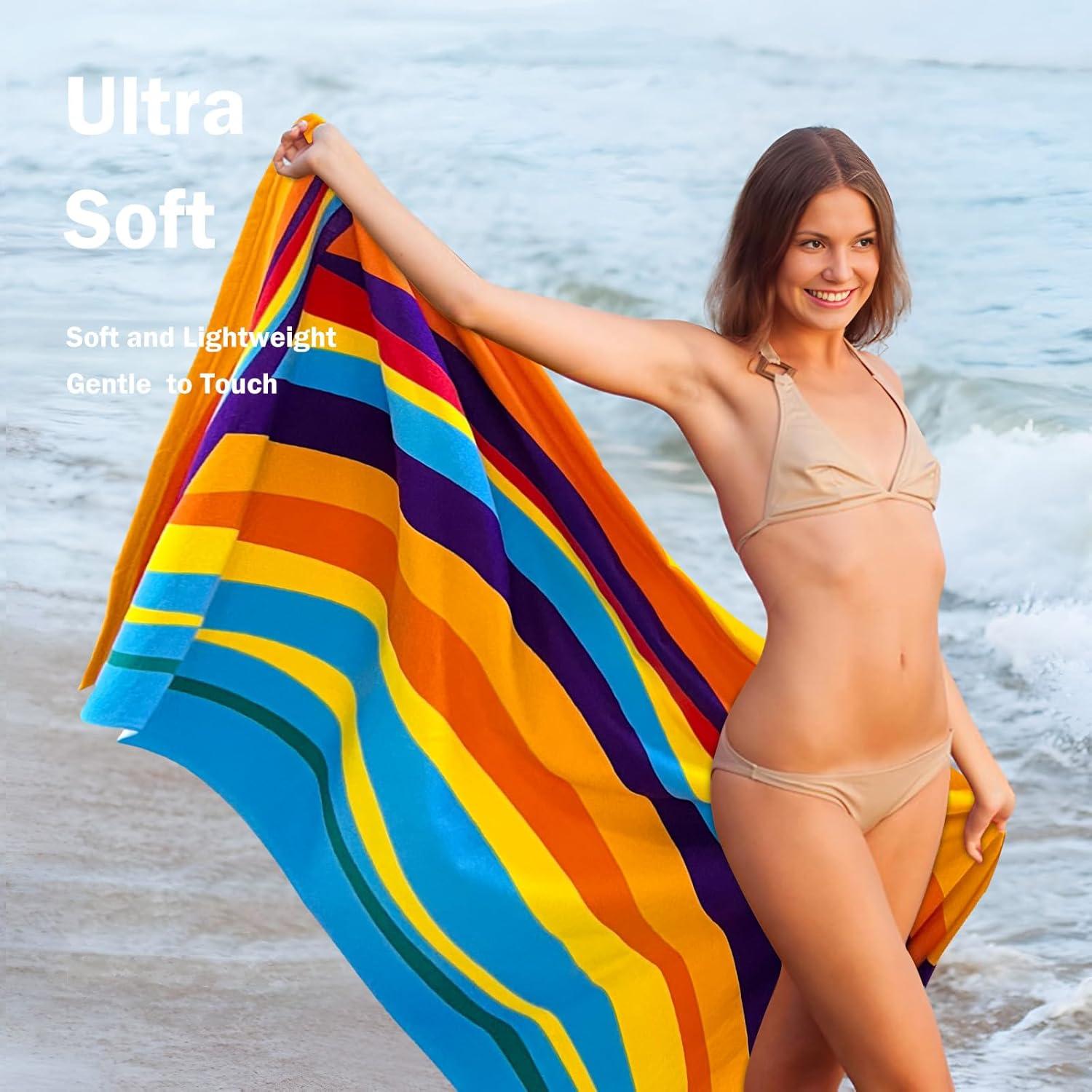 Toalla de Playa Microfibra Cabanana 178x102 cm Secado Rápido