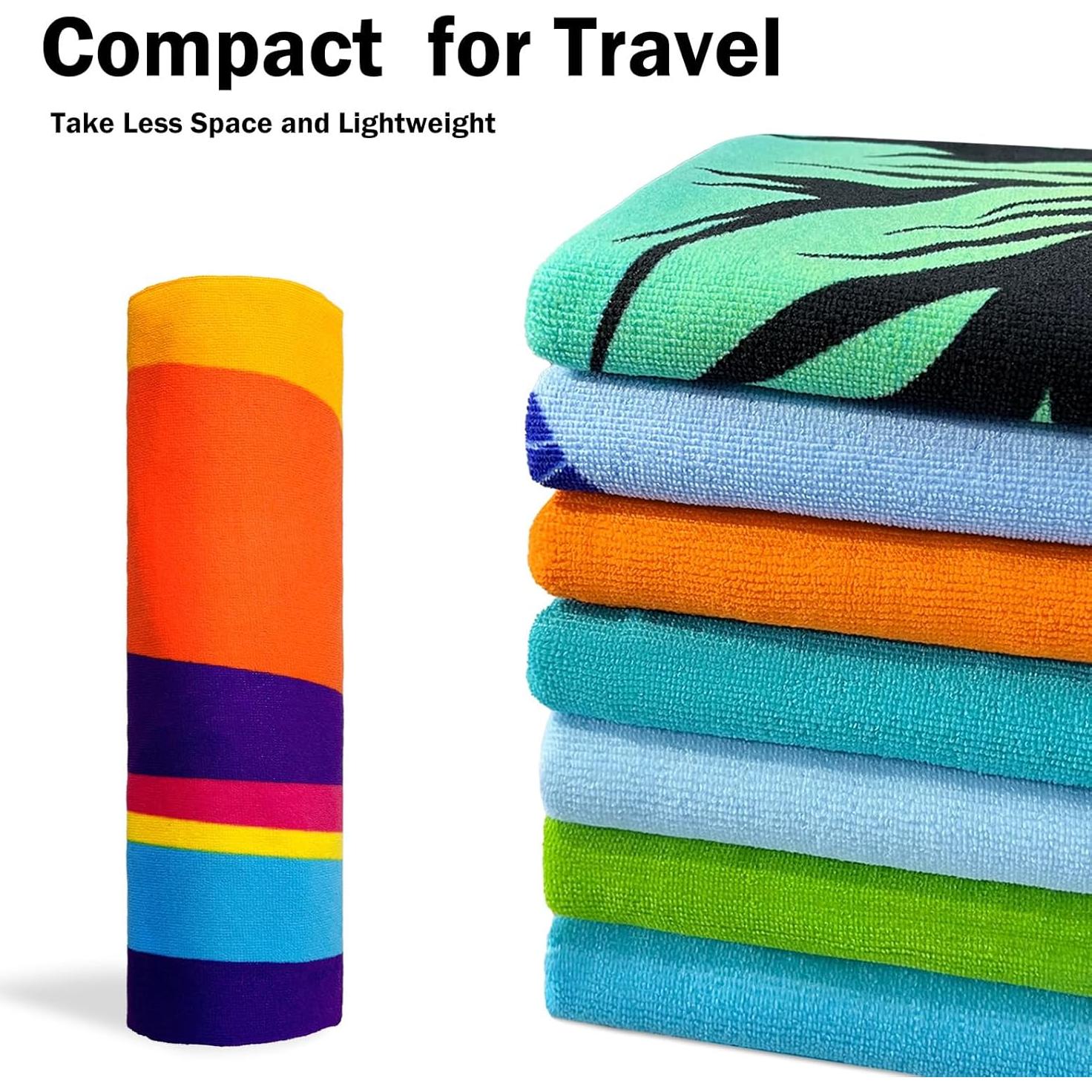 Toalla de Playa Microfibra Cabanana 178x102 cm Secado Rápido