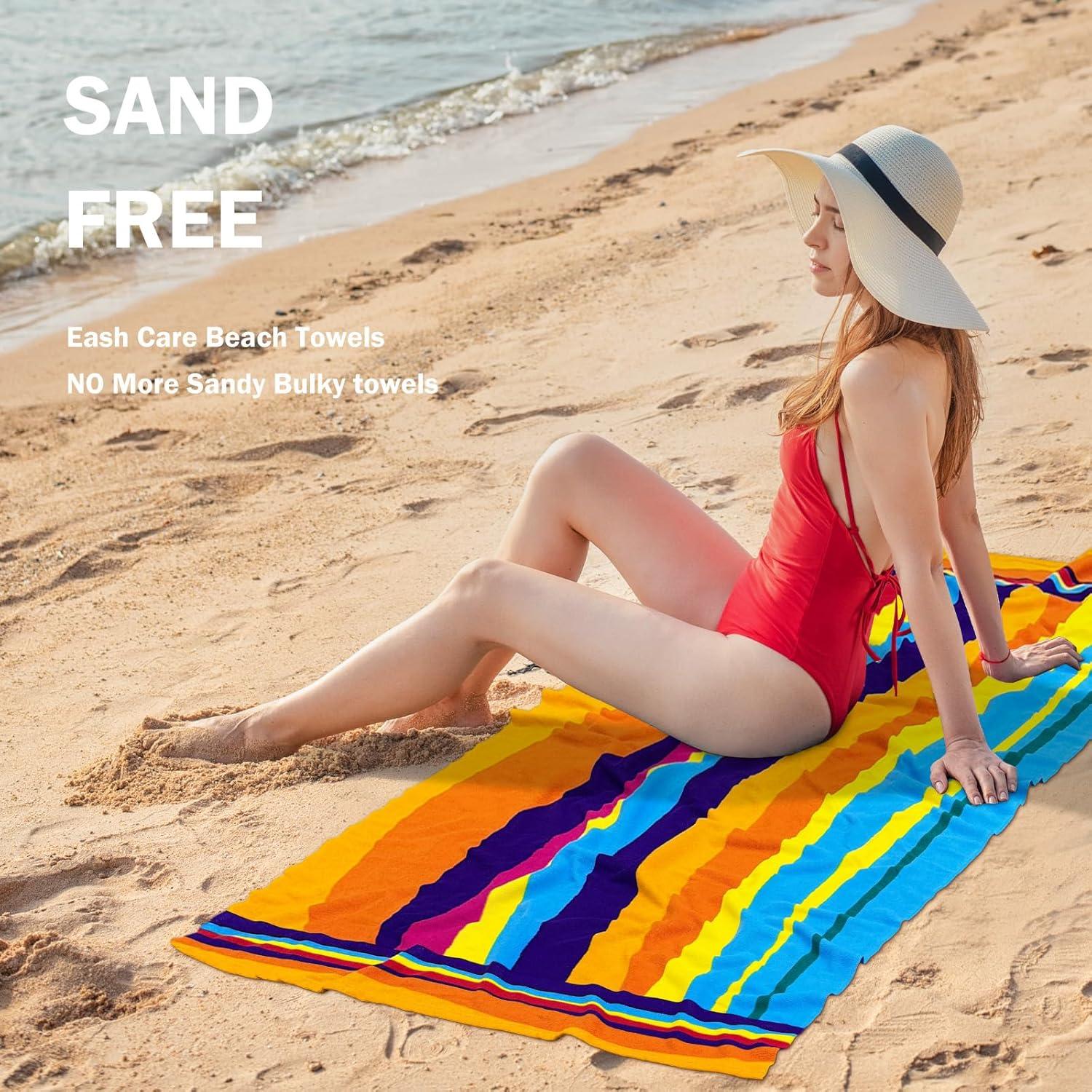 Toalla de Playa Microfibra Cabanana 178x102 cm Secado Rápido