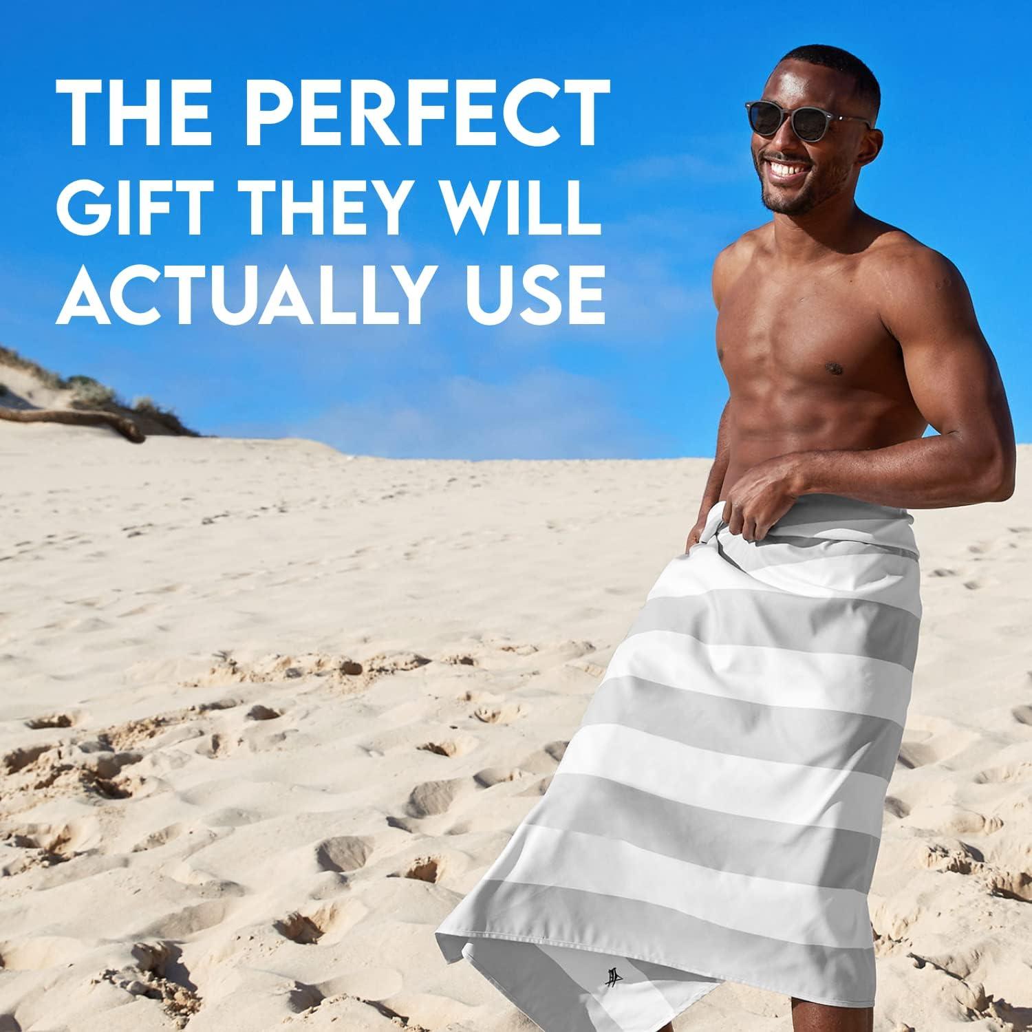 Toalla de Playa Dock & Bay Grande 160x90cm Microfibra Libre de Arena