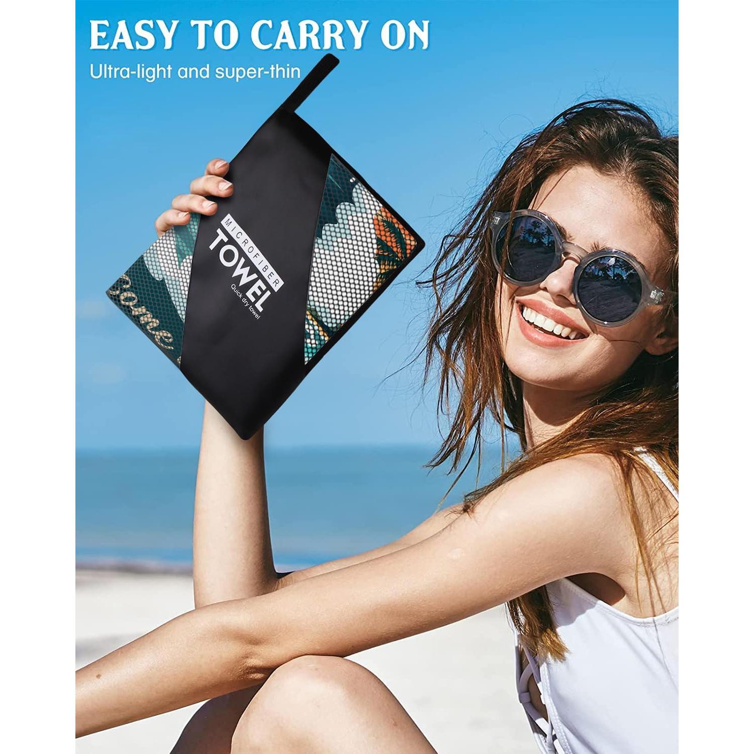 Toalla de Playa OHTMTHO Tropical Hawaii 91x183cm Microfibra