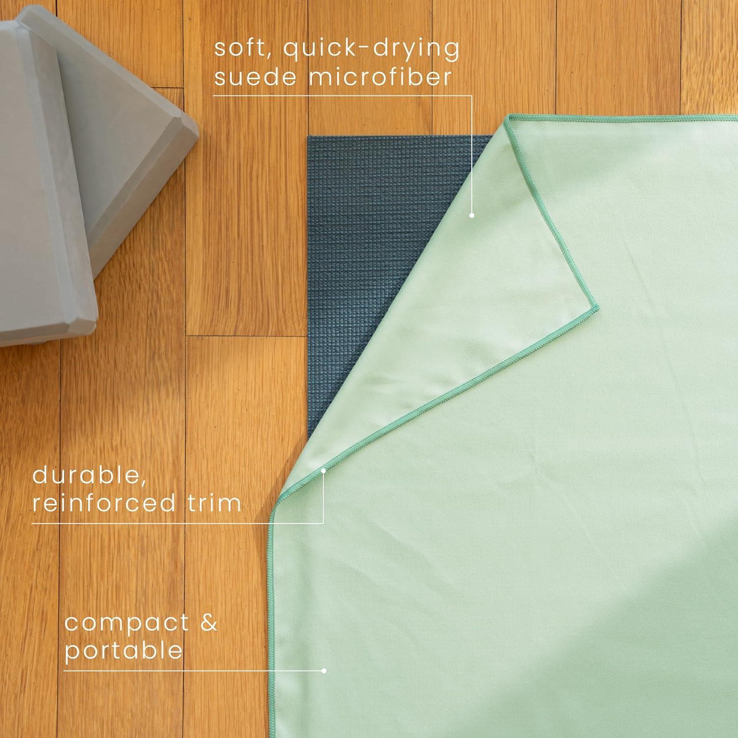 Toalla de Yoga S&T INC. Microfibra Verde Salvia 67x183 cm