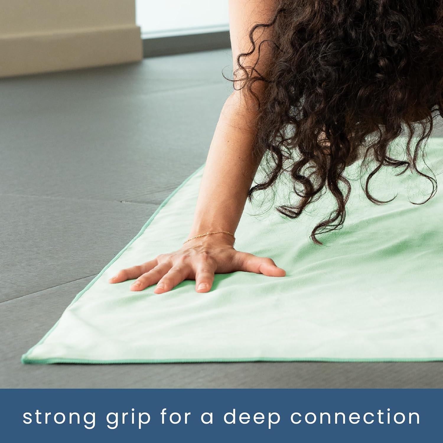 Toalla de Yoga S&T INC. Microfibra Verde Salvia 67x183 cm