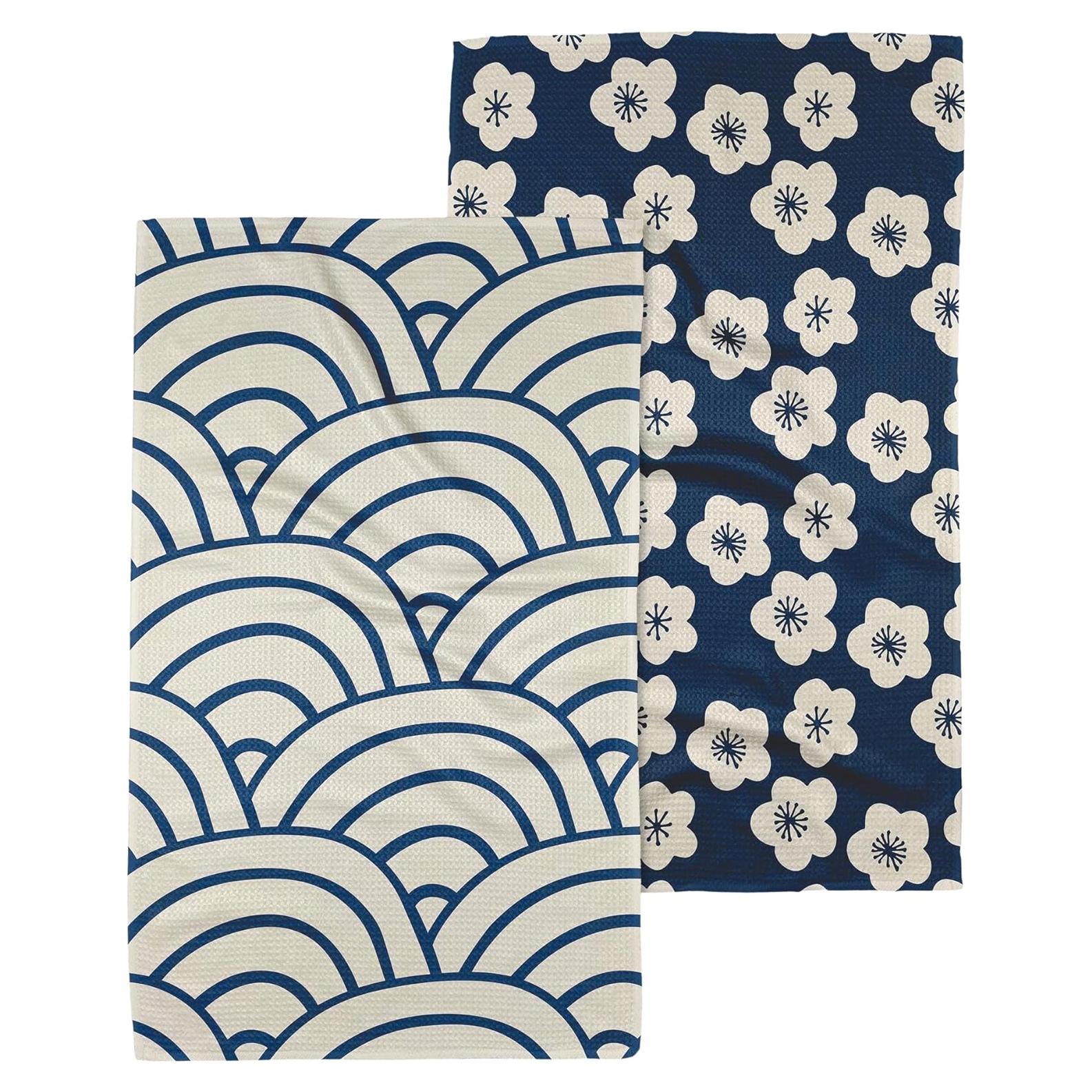 Toallas de Cocina GEOMETRY Microfibra 45.72x76.2 cm (2 Pzs)