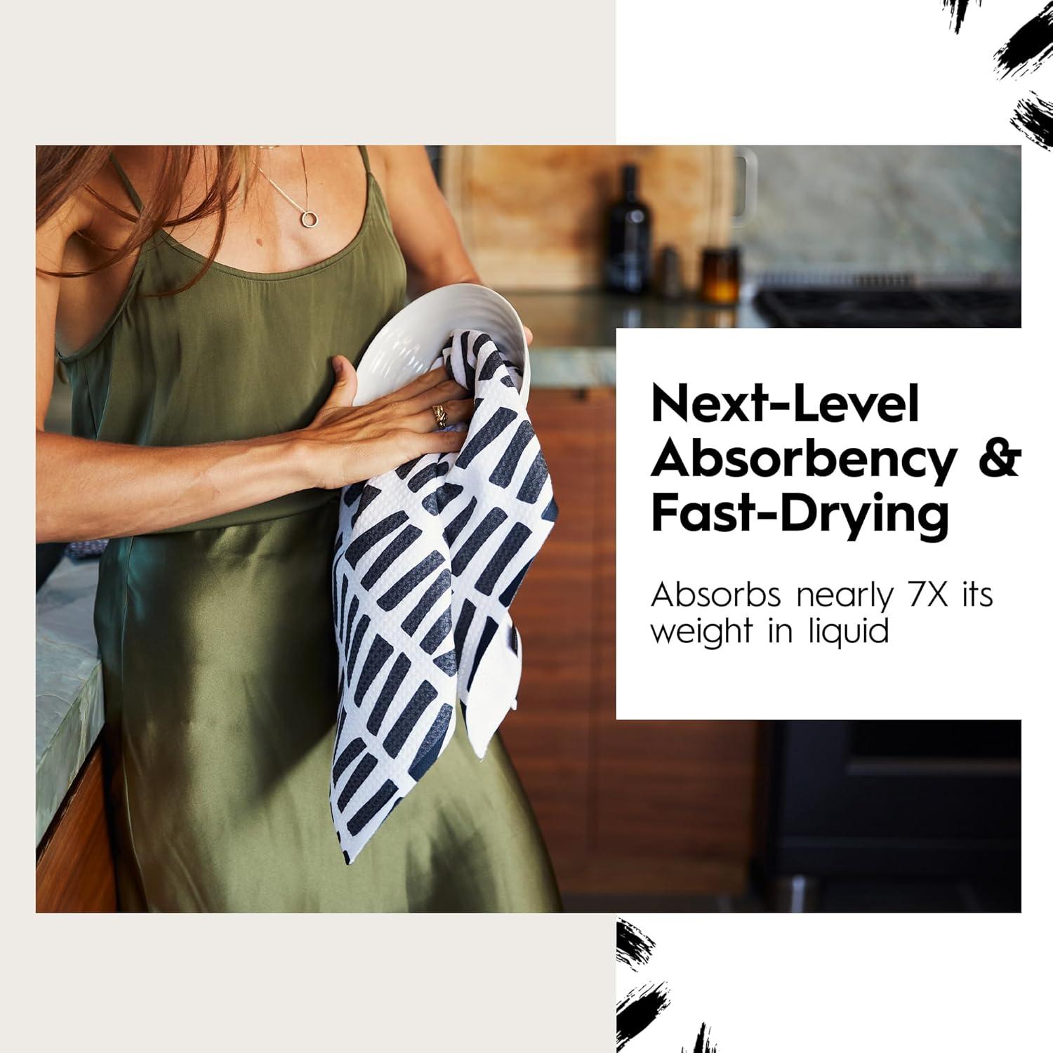 Toallas de Cocina GEOMETRY Microfibra 45.72x76.2 cm (2 Pzs)