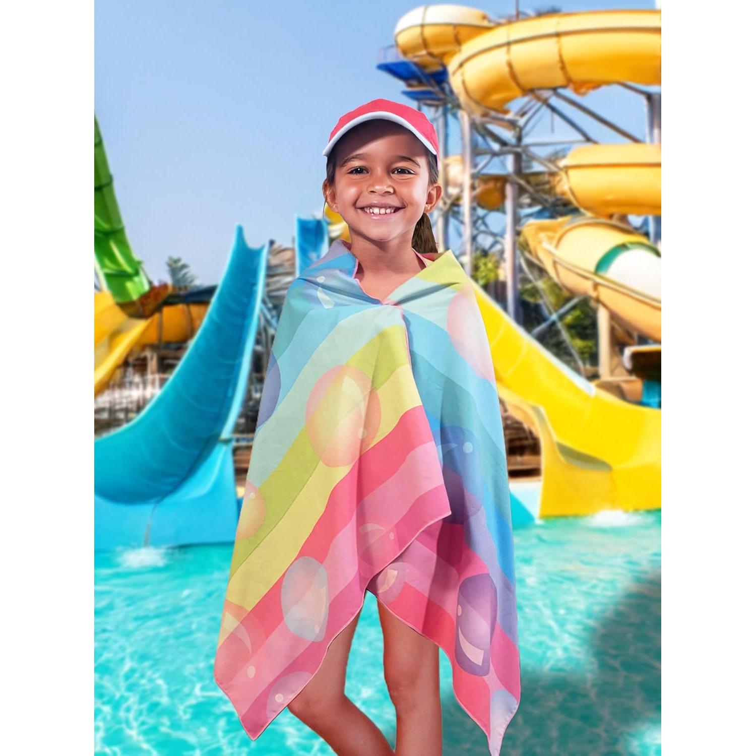 Toalla de Playa Microfibra MintiMango Sirena 152x76cm Secado Rápido