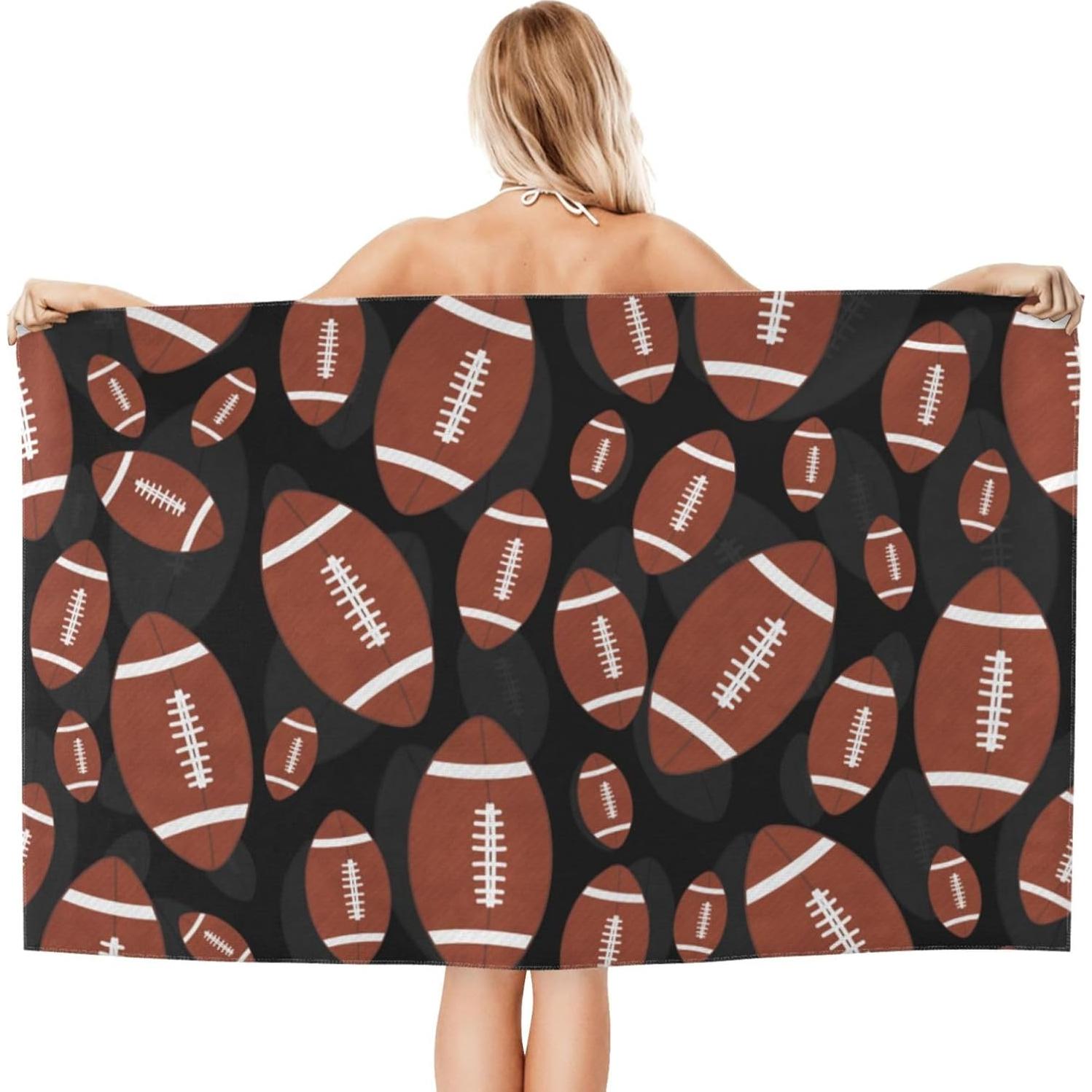 Toalla de Playa HKHEHOP Microfibra 132x81 cm Secado Rápido