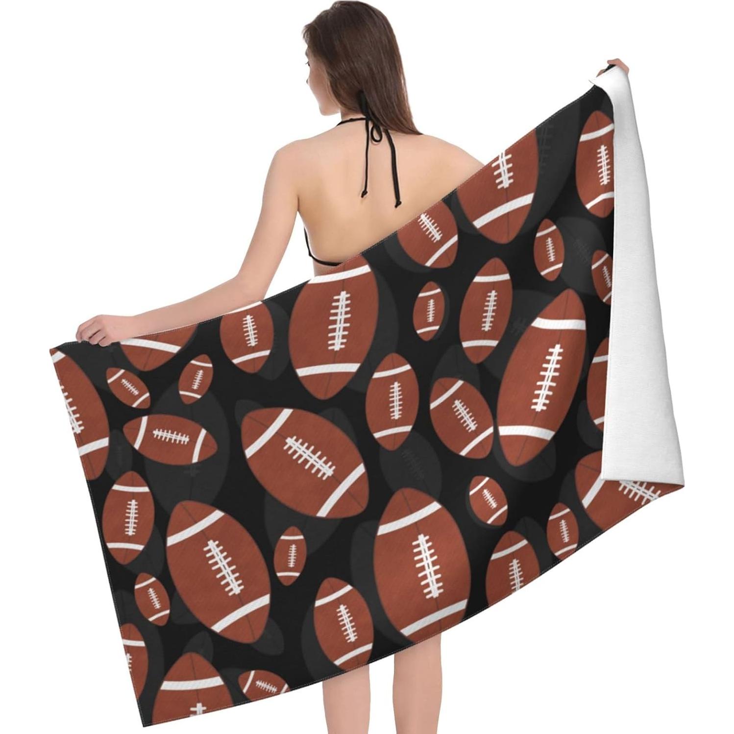 Toalla de Playa HKHEHOP Microfibra 132x81 cm Secado Rápido