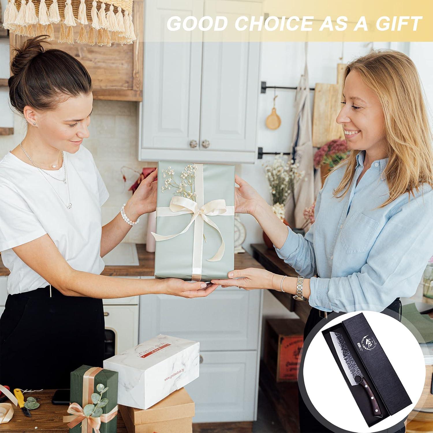 Cuchillo de Chef Dragón Púrpura 21.6 cm Acero Alto Carbono