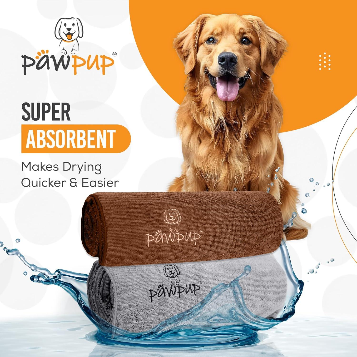 Toallas PAWPUP para Secar Perros - Microfibra Ultra Absorbente 2 Unidades
