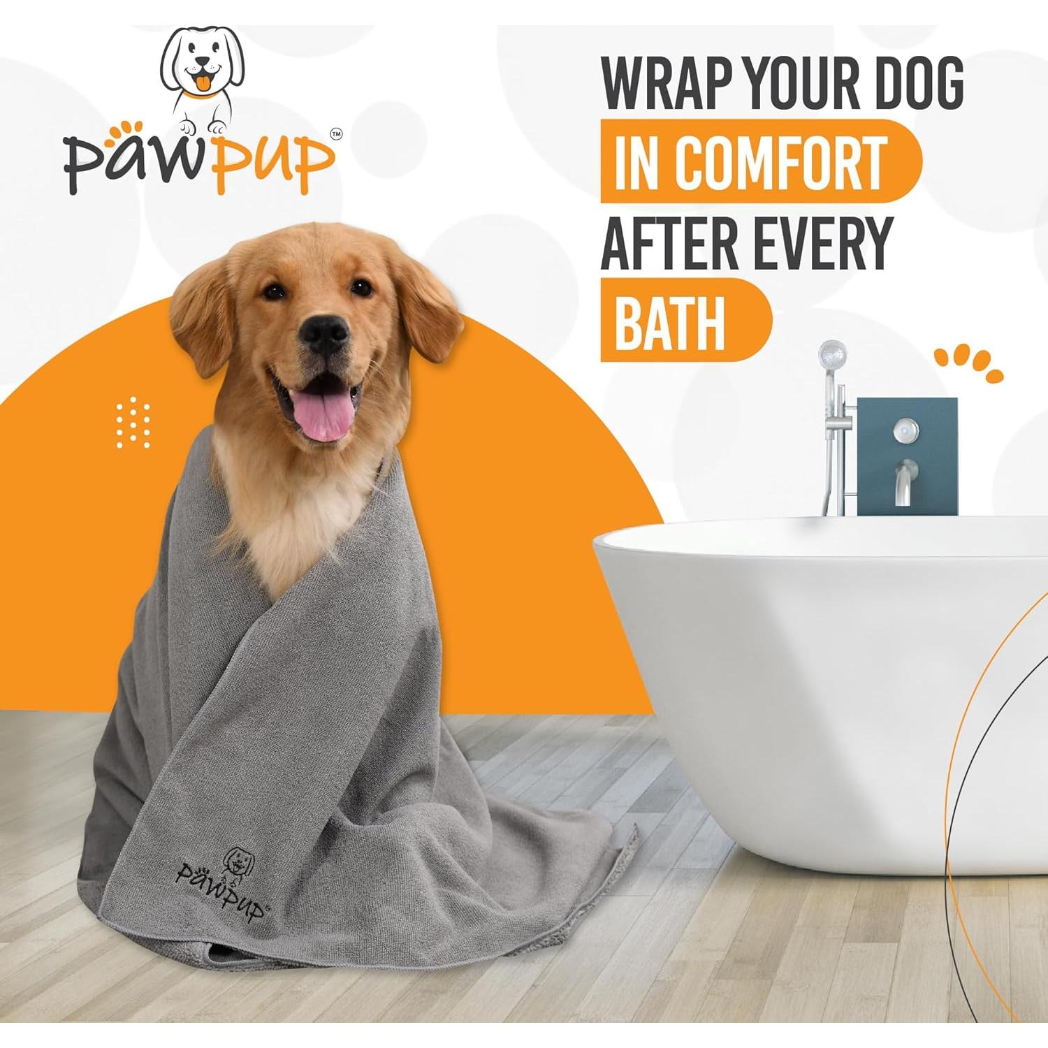 Toallas PAWPUP para Secar Perros - Microfibra Ultra Absorbente 2 Unidades