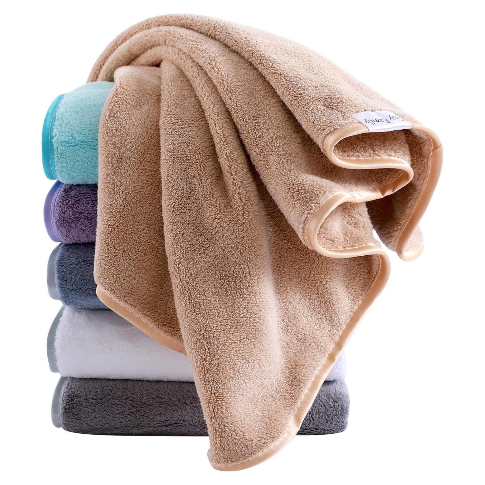 Toallas de Mano Microfibra Cosy Family 6 Piezas 40x71 cm