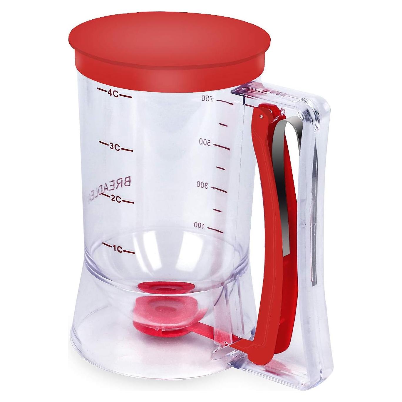 Dispensador de Masa para Pancakes BBSTARZ 900ml Rojo