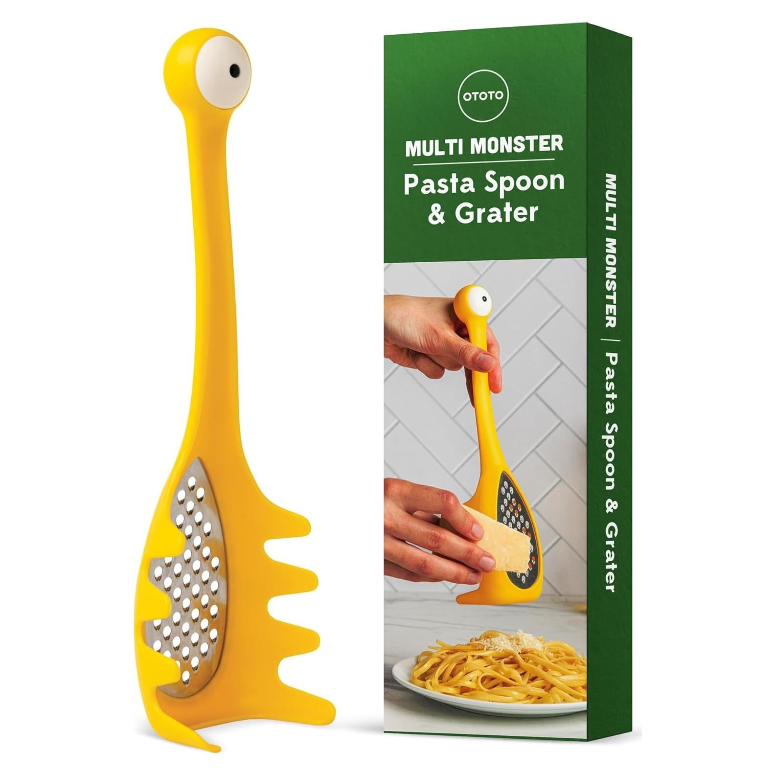 Cuchara de Pasta 2 en 1 OTOTO Multi Monster - Amarillo