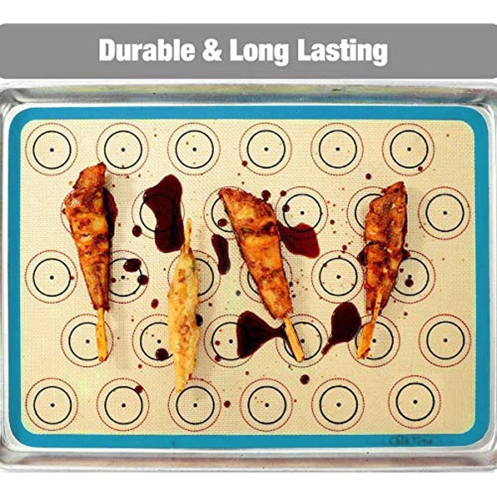 Tapete de Silicona Antiadherente Cook Time - 2 Piezas para Macarons