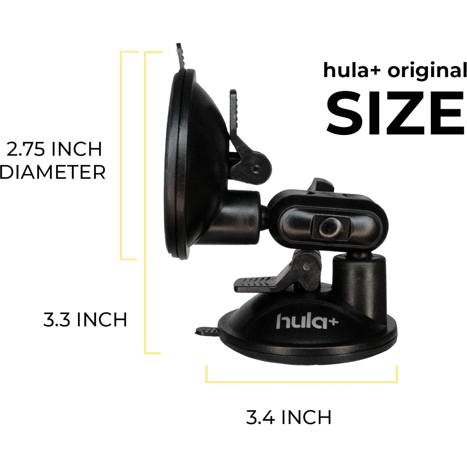 Soporte para teléfono hula+ Mini ajustable negro para ducha