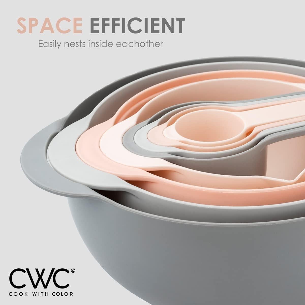 Juego de Bolas Nidificables Cook with Color Rosa 8 Piezas