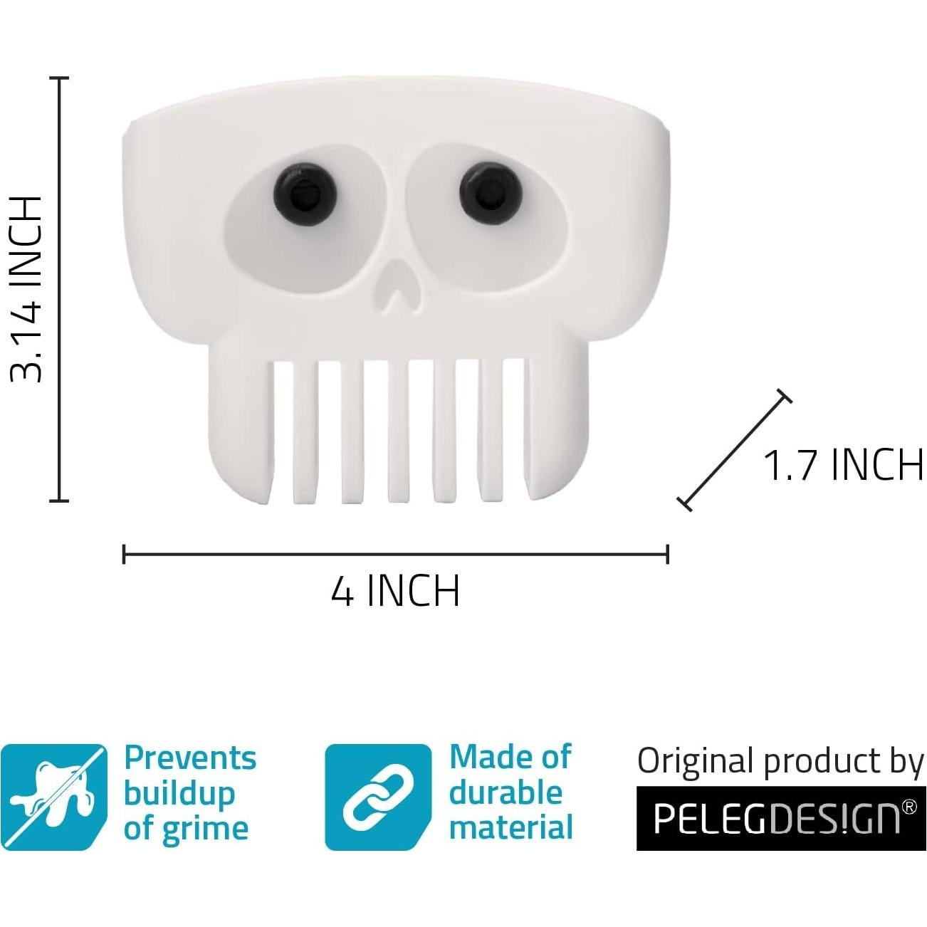 Soporte de Esponja Dishco Girl Peleg Design Retro 6.1x6.4x4.1cm