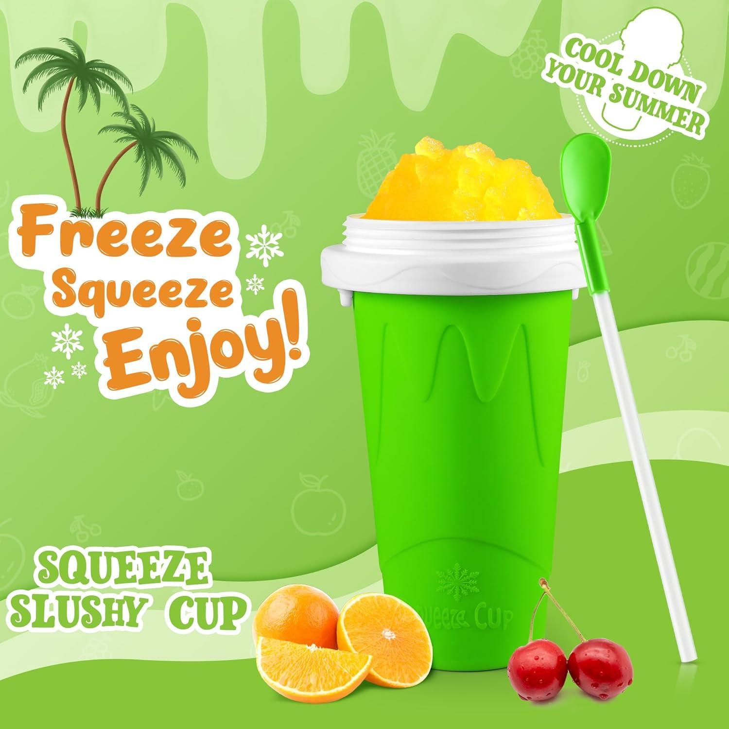 Taza Hacedora de Slushie RELPOM Verde 330ml Silicona
