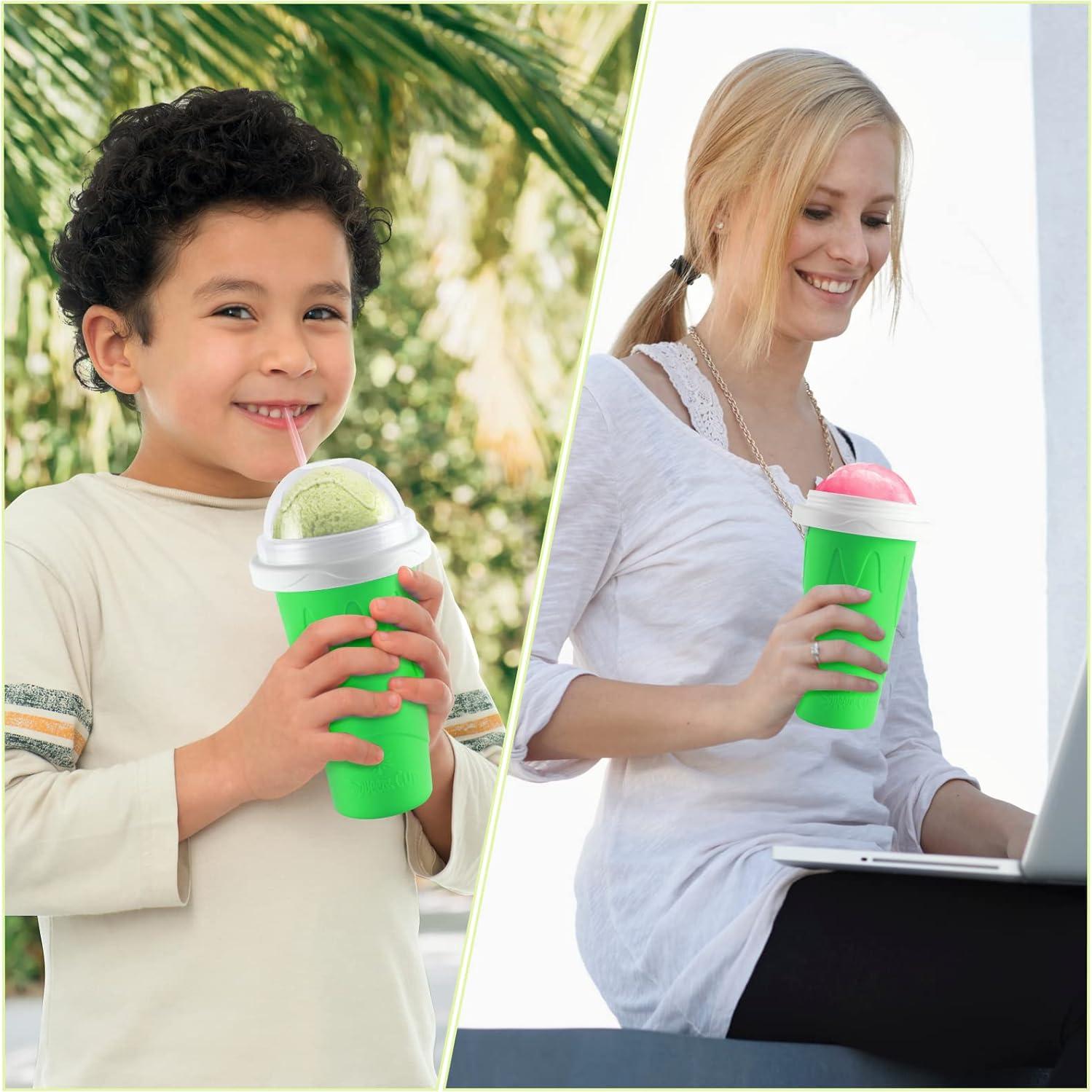 Taza Hacedora de Slushie RELPOM Verde 330ml Silicona