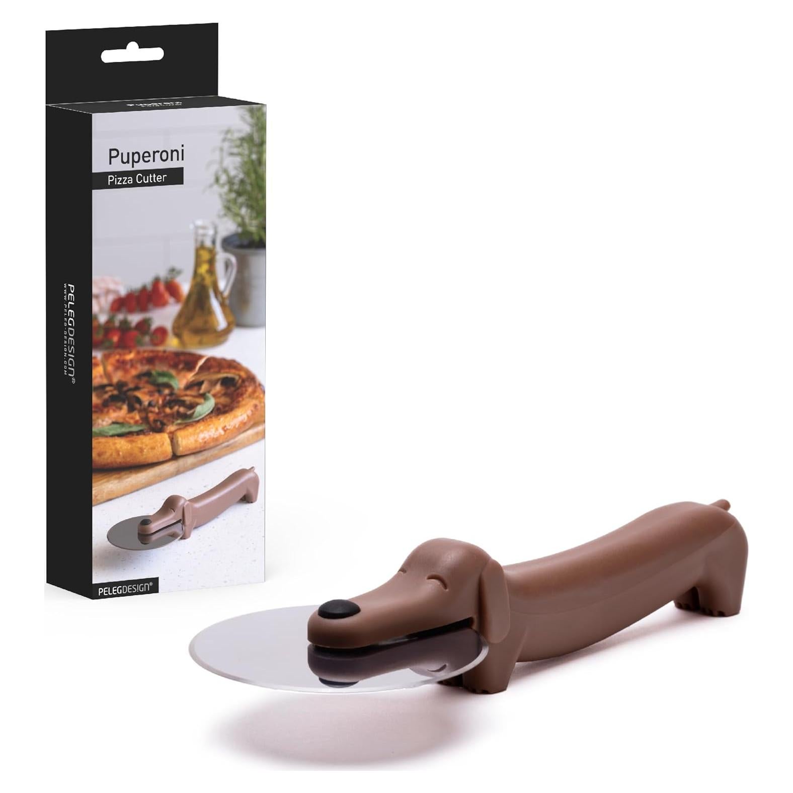 Cortador de Pizza Peleg Design Puperoni Perro Acero Inoxidable