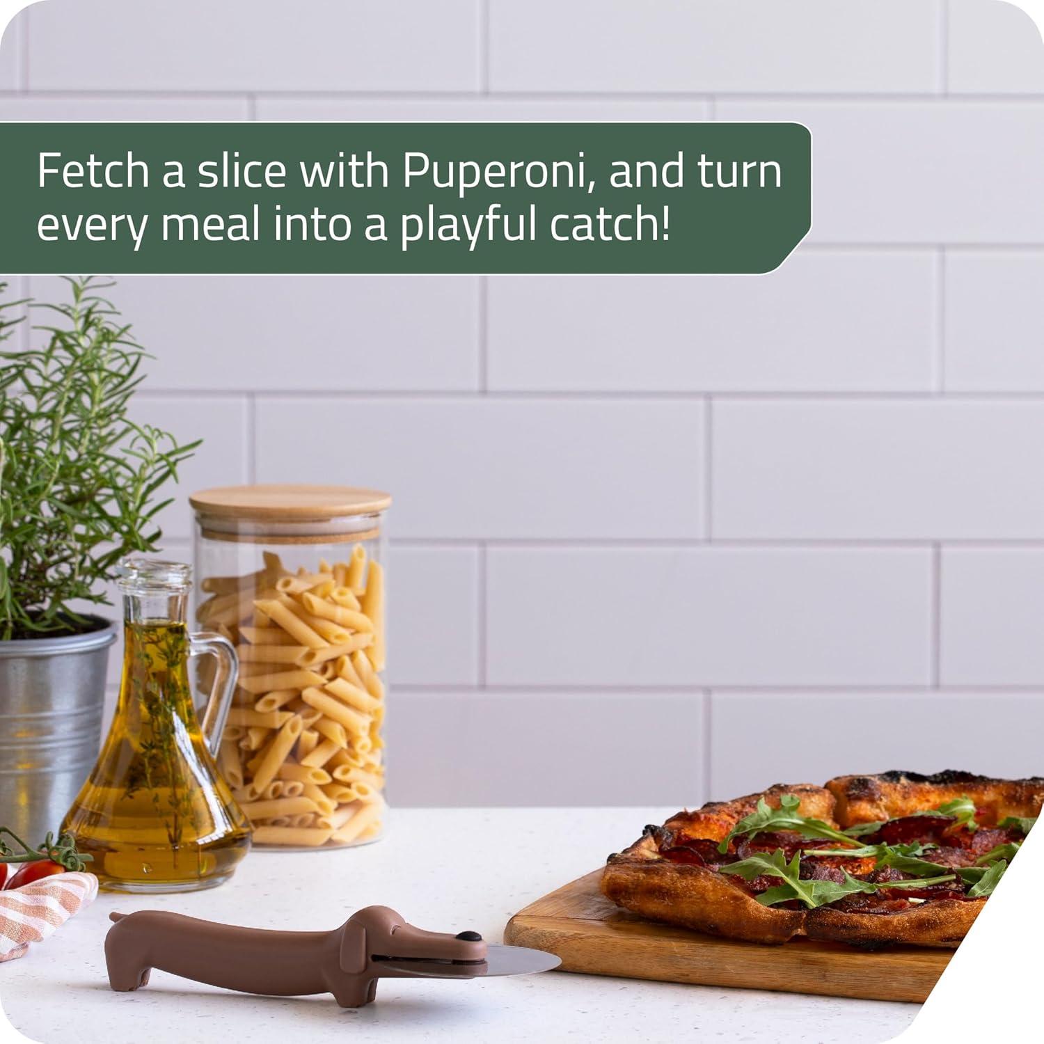 Cortador de Pizza Peleg Design Puperoni Perro Acero Inoxidable