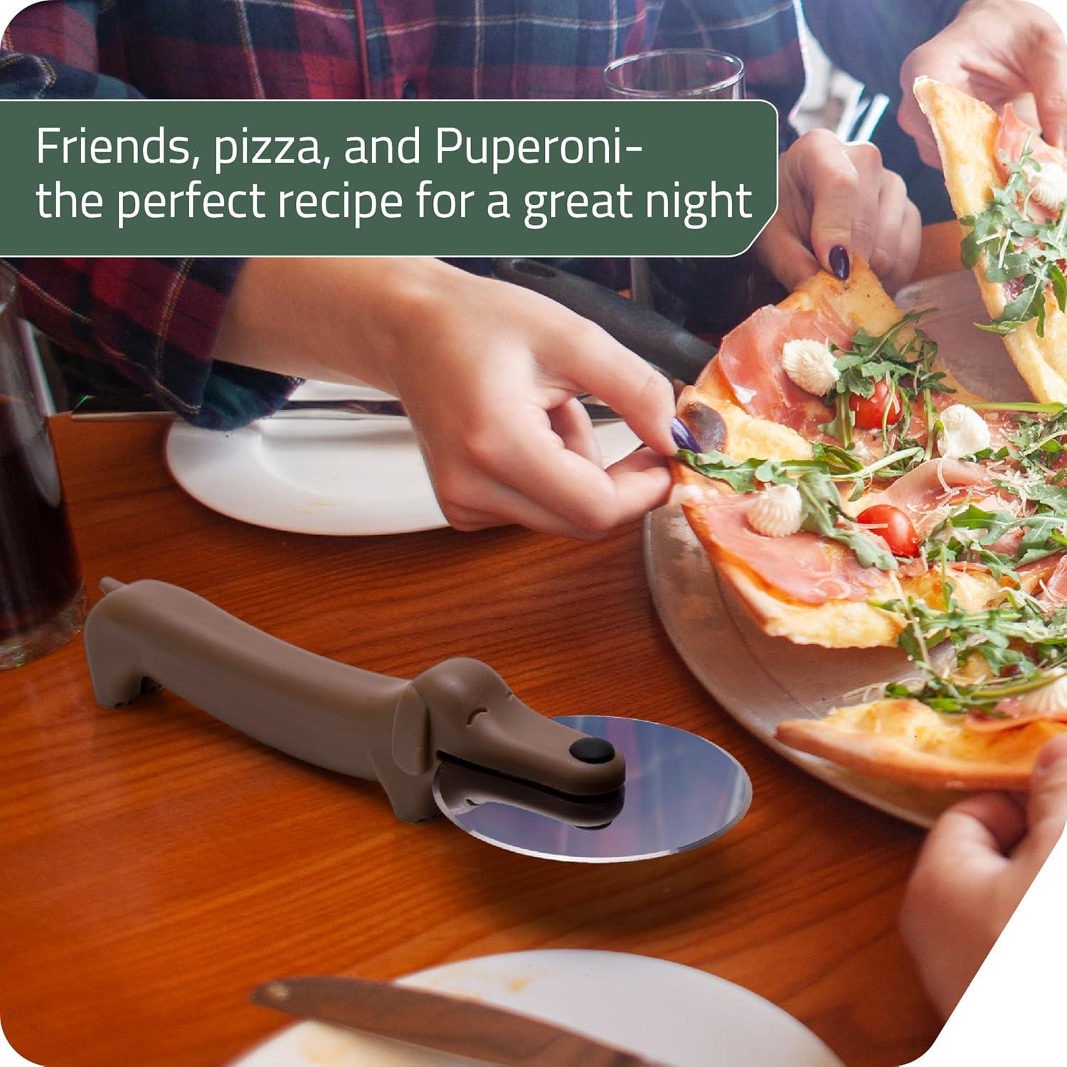 Cortador de Pizza Peleg Design Puperoni Perro Acero Inoxidable