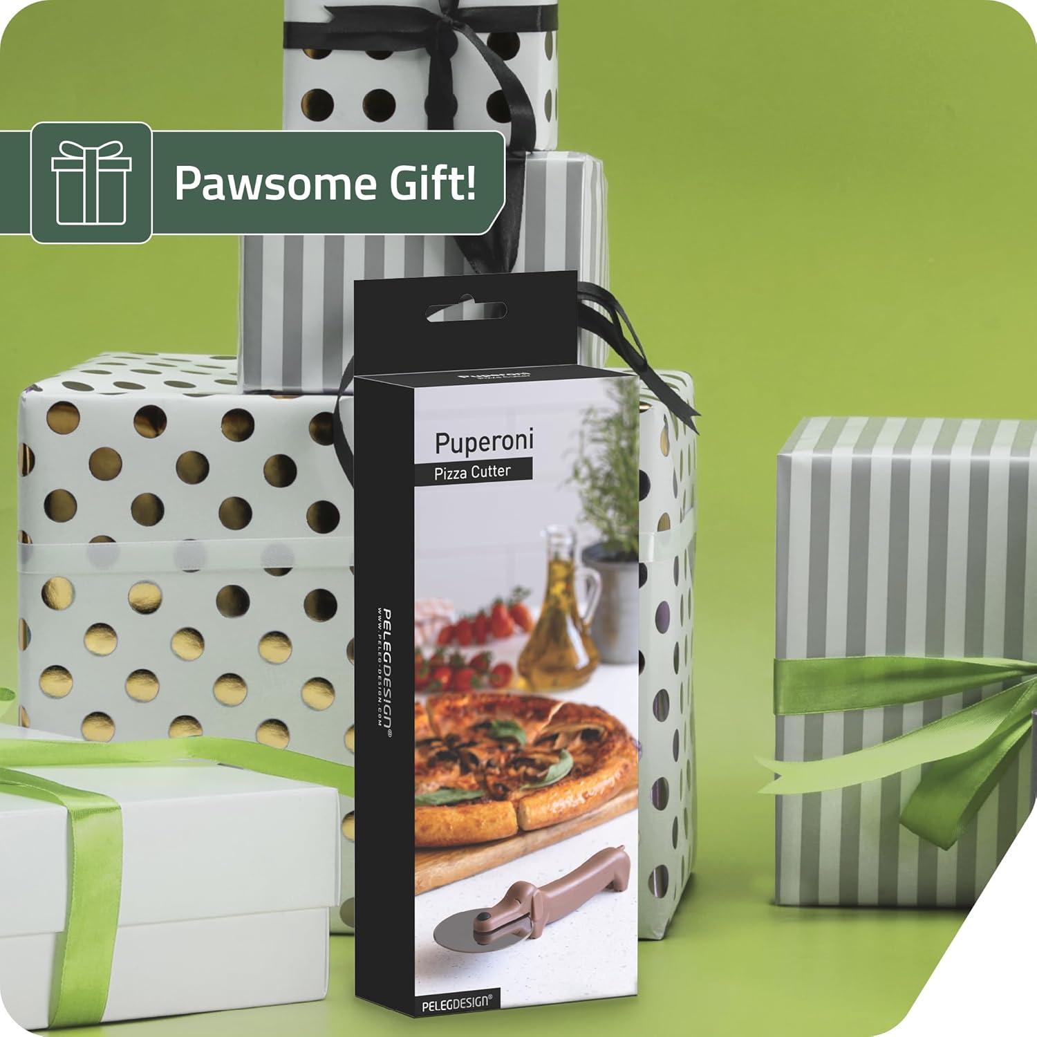 Cortador de Pizza Peleg Design Puperoni Perro Acero Inoxidable