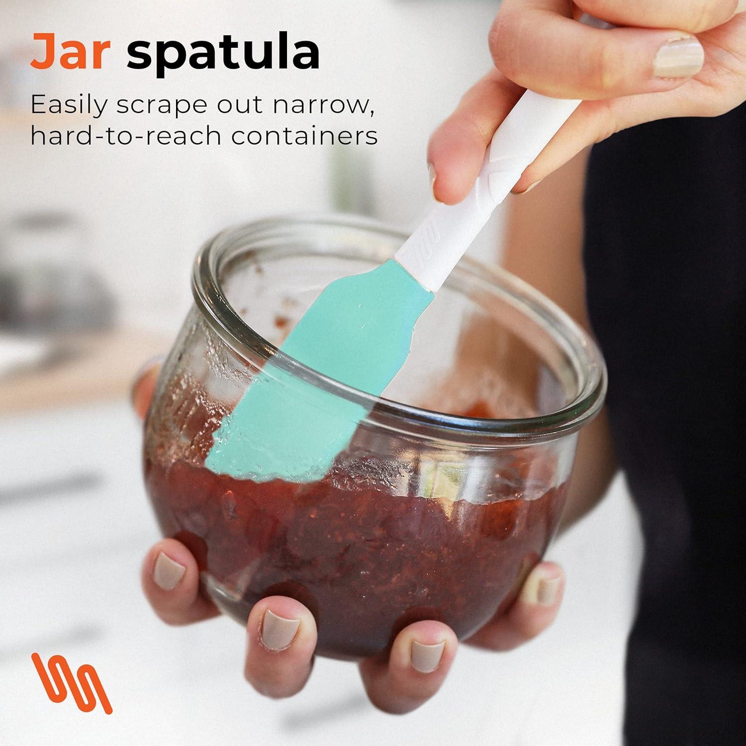 Juego de Espátulas de Silicona M KITCHEN - 4 Piezas Apto Lavavajillas