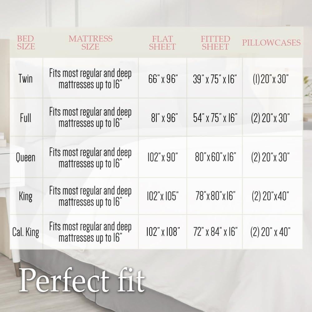 Conjunto de Sábanas Completo lalaLOOM Microfibra 4 Piezas Negro