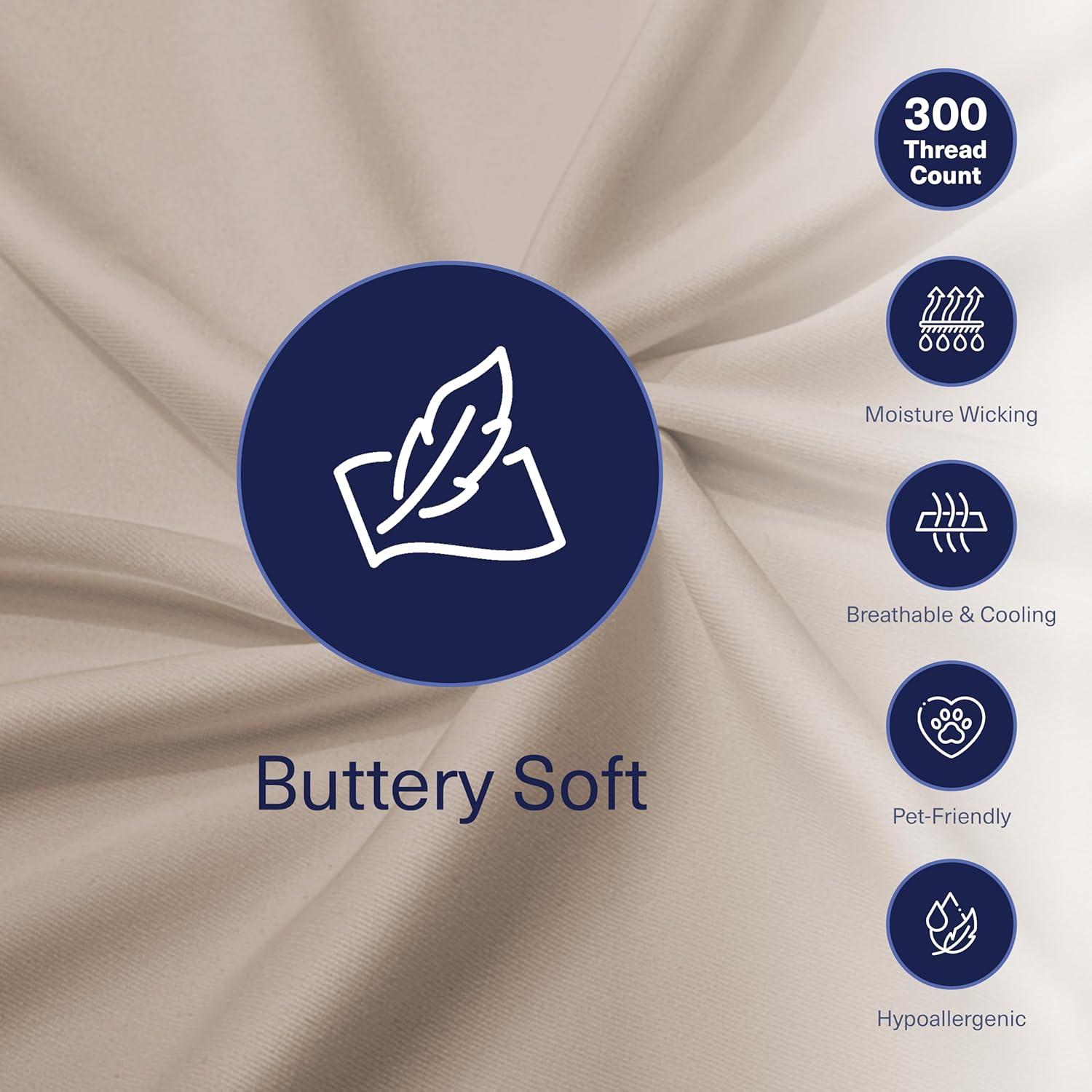 Sábana Plana Queen Kickoff de Viscosa de Bambú 100% Orgánica