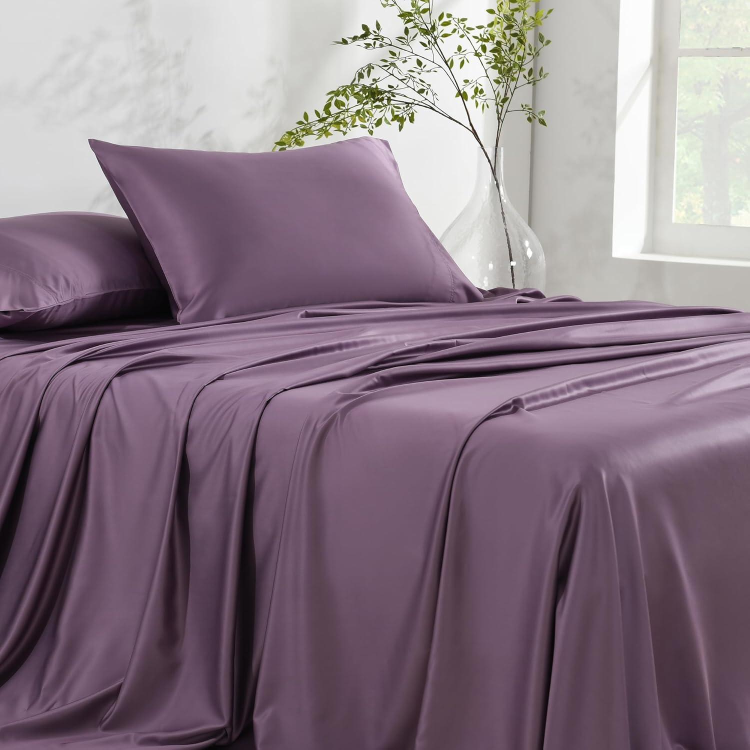 Juego de Sábanas King NatureField 4 Piezas Rayón Bambú