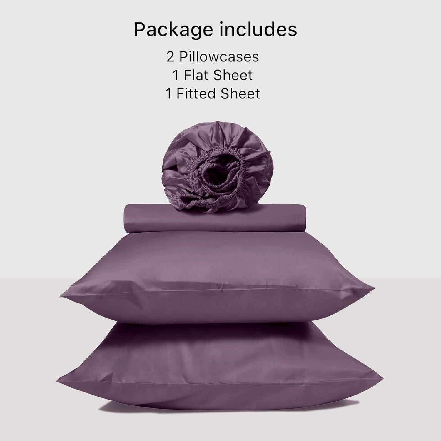 Juego de Sábanas King NatureField 4 Piezas Rayón Bambú